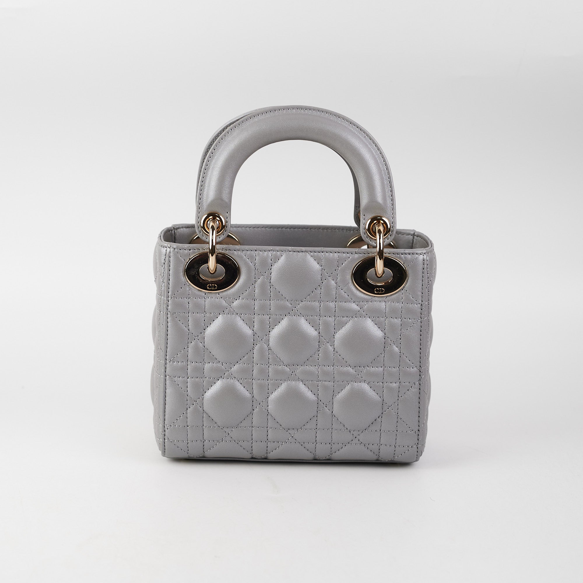 Dior Lady Dior Mini Grey