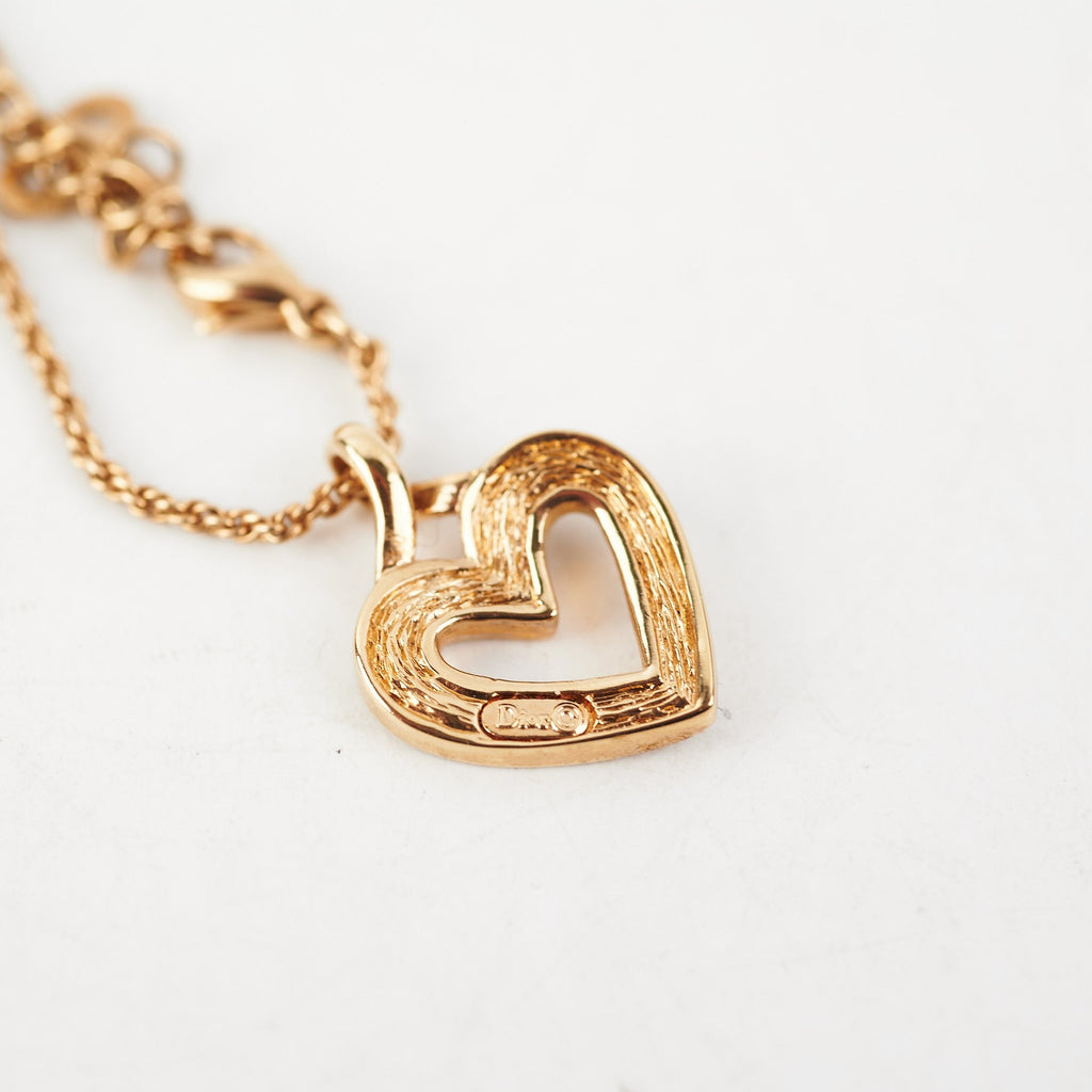 Dior Necklace Heart Vintage (Costume Jewellery)