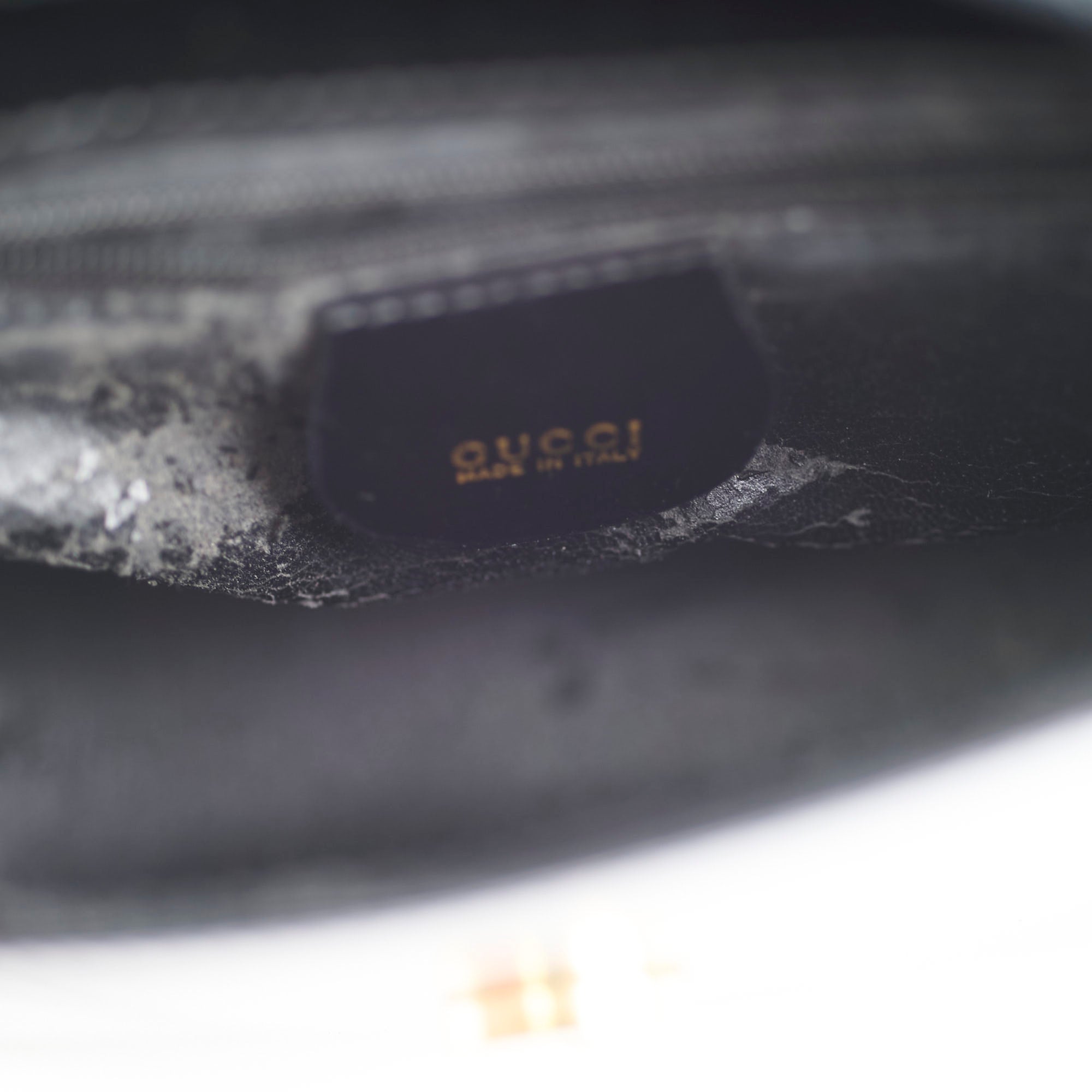 Gucci Vintage Shoulder Bag Black