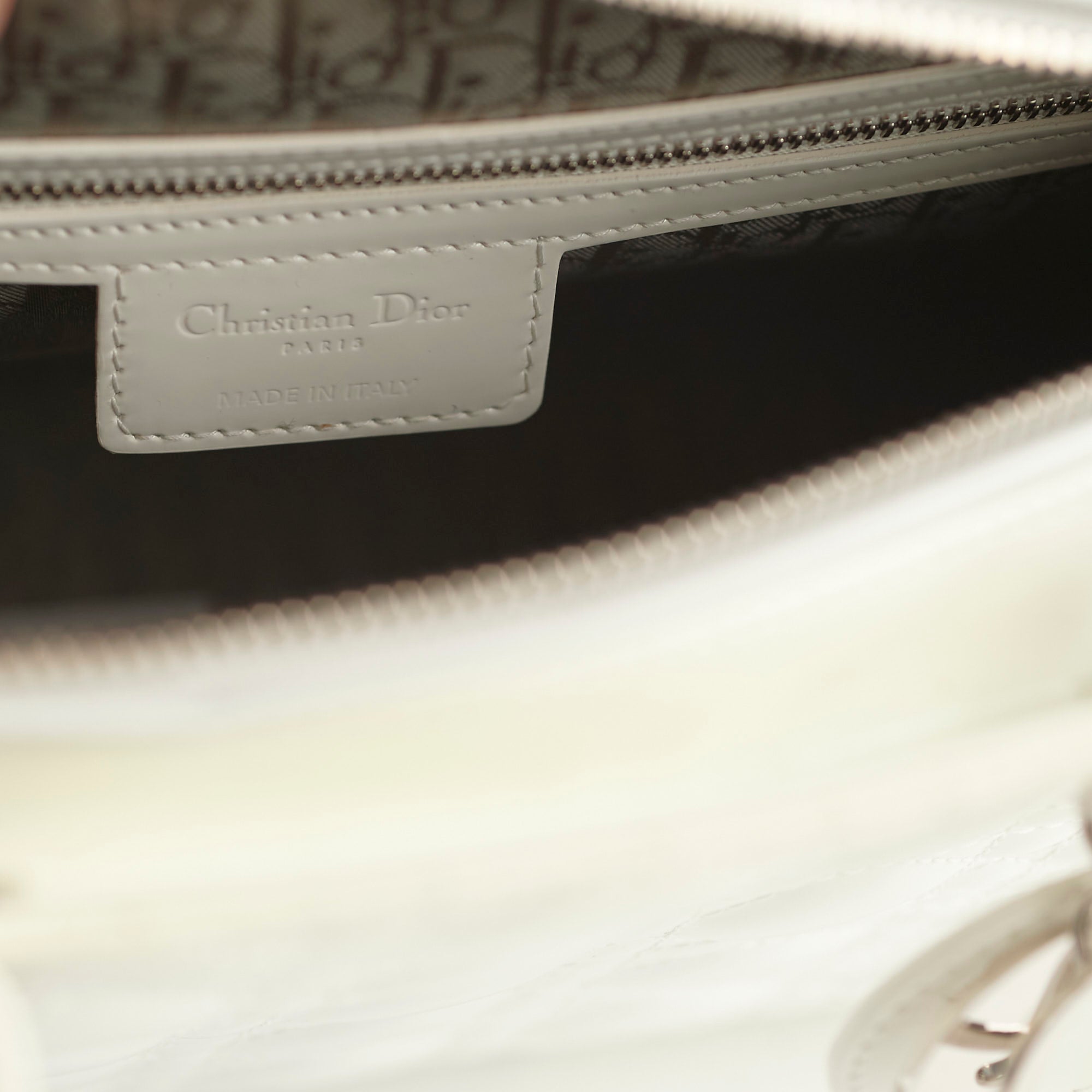 Christian Large Lady Dior White