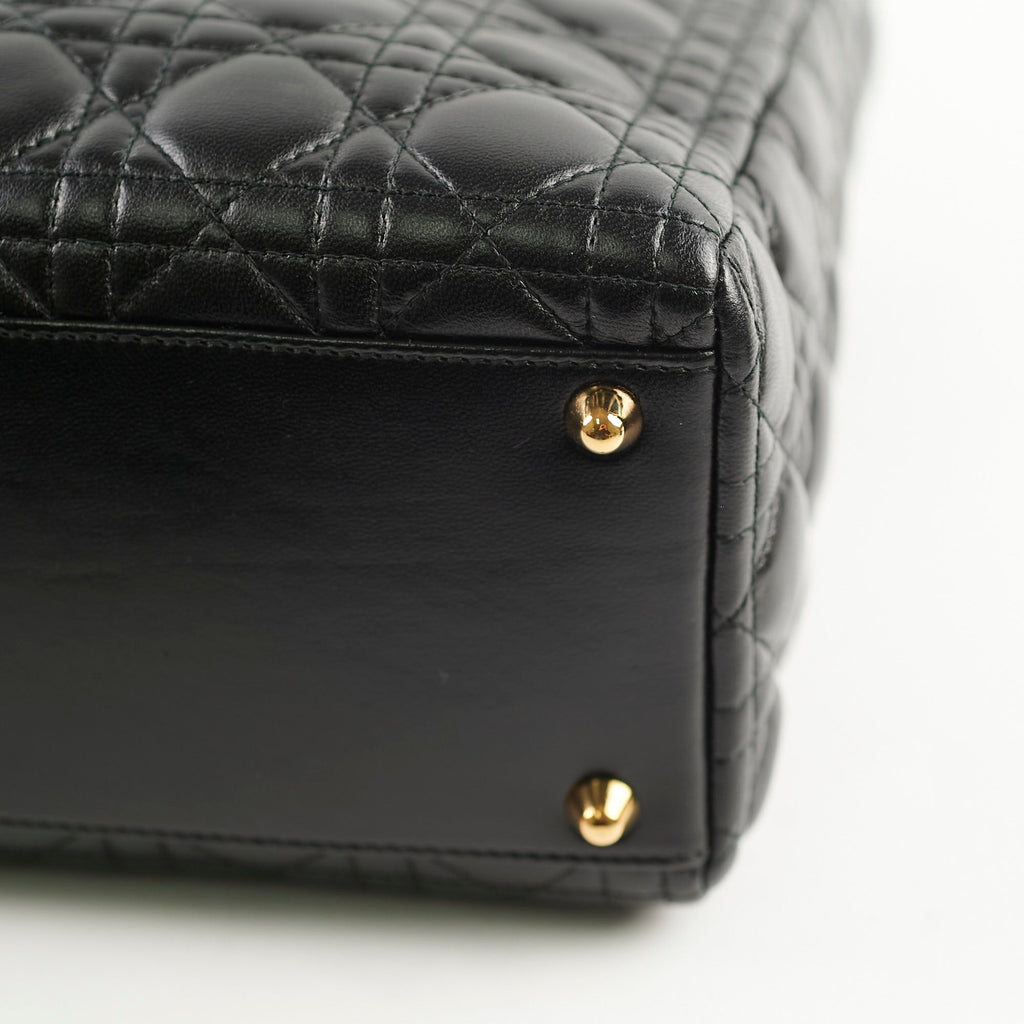 Christian Large Lady Dior Black