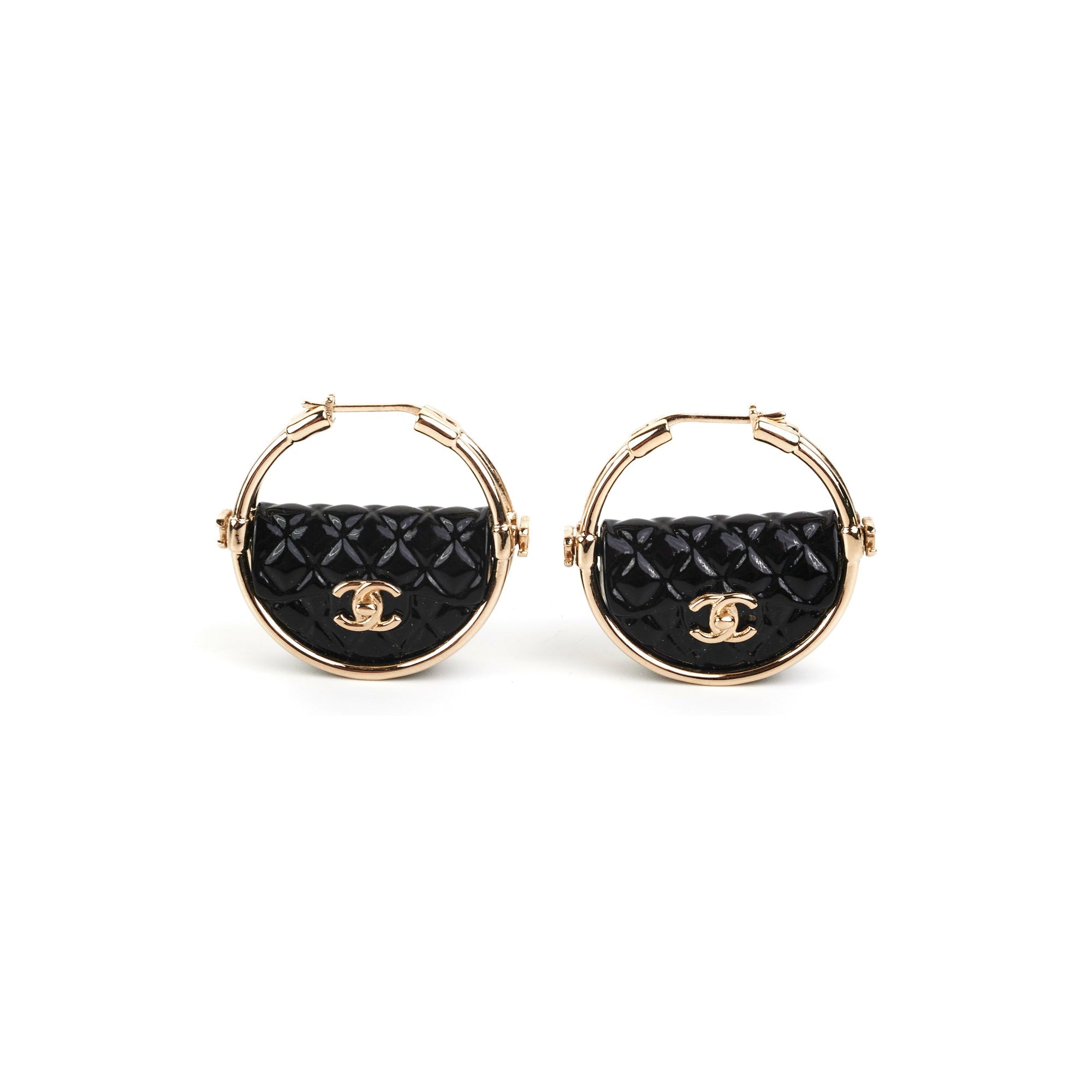 Chanel Hoop Bag Earrings