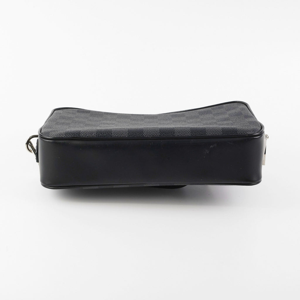 Louis Vuitton Kasai Graphite Clutch
