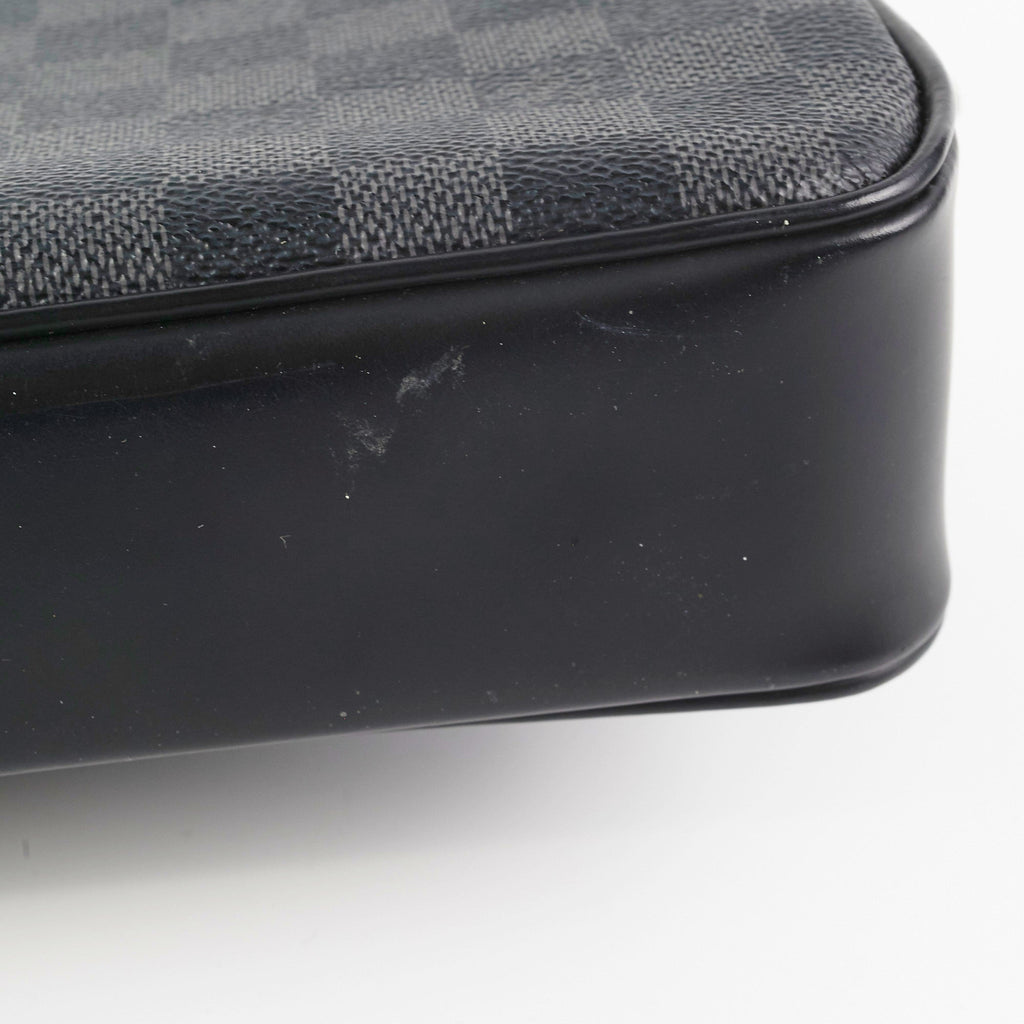 Louis Vuitton Kasai Graphite Clutch