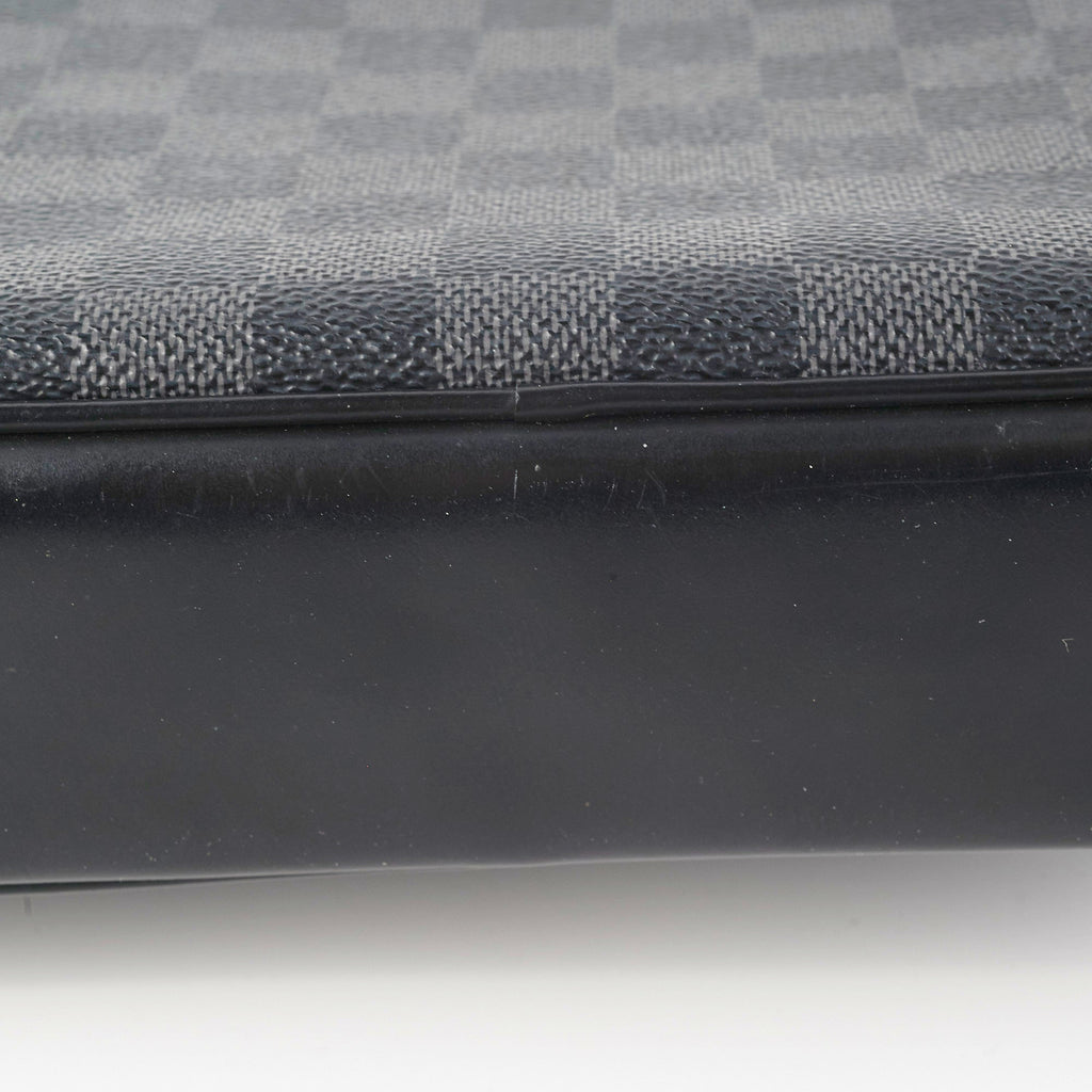 Louis Vuitton Kasai Graphite Clutch