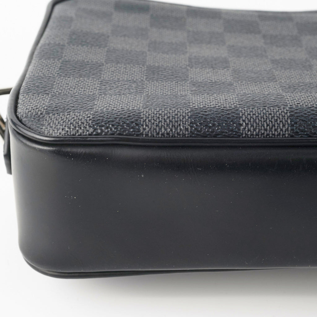 Louis Vuitton Kasai Graphite Clutch