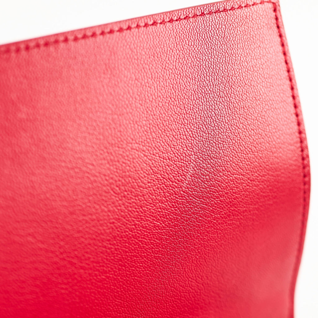 Saint Laurent Red Large Clutch