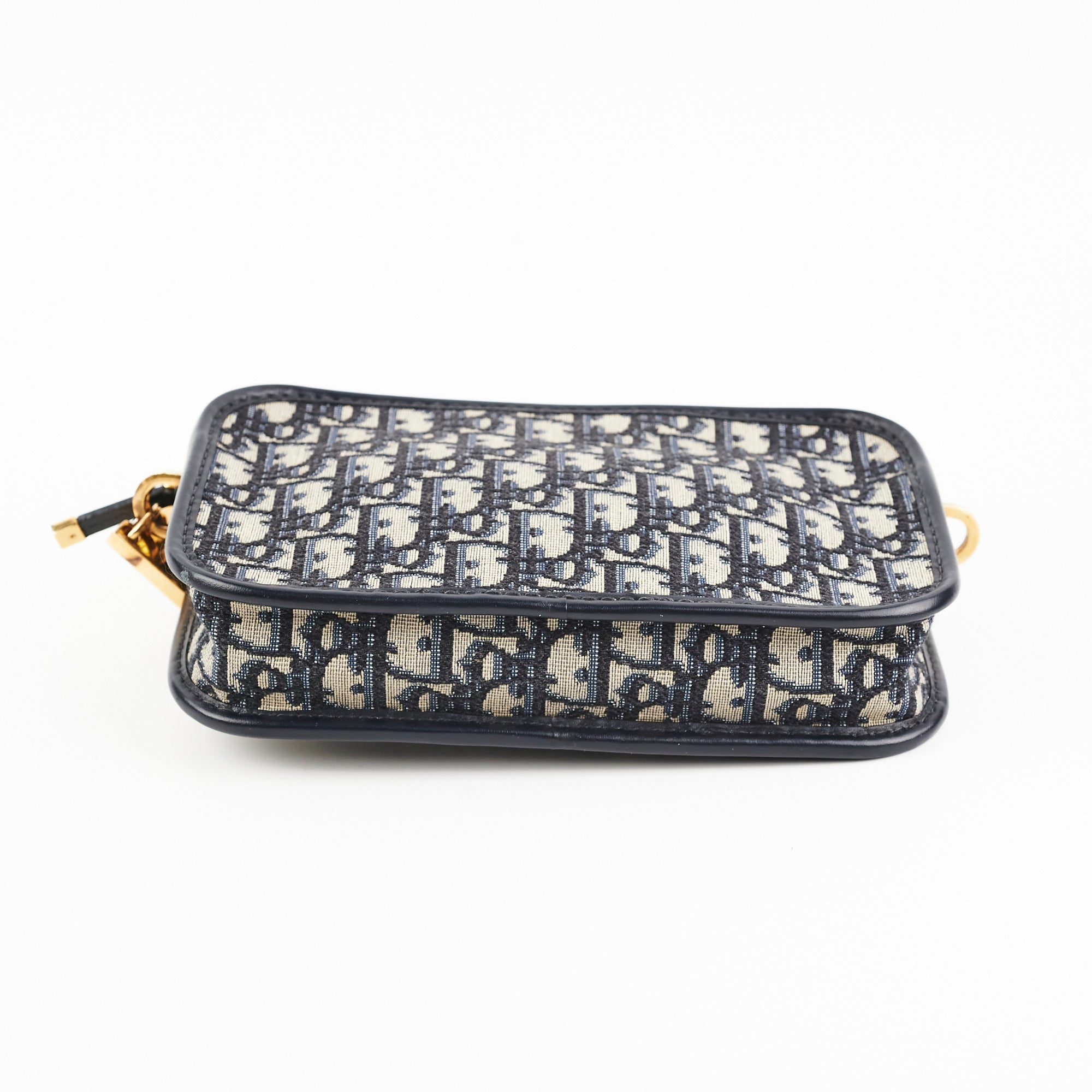 Christian Dior Oblique Navy Pouch