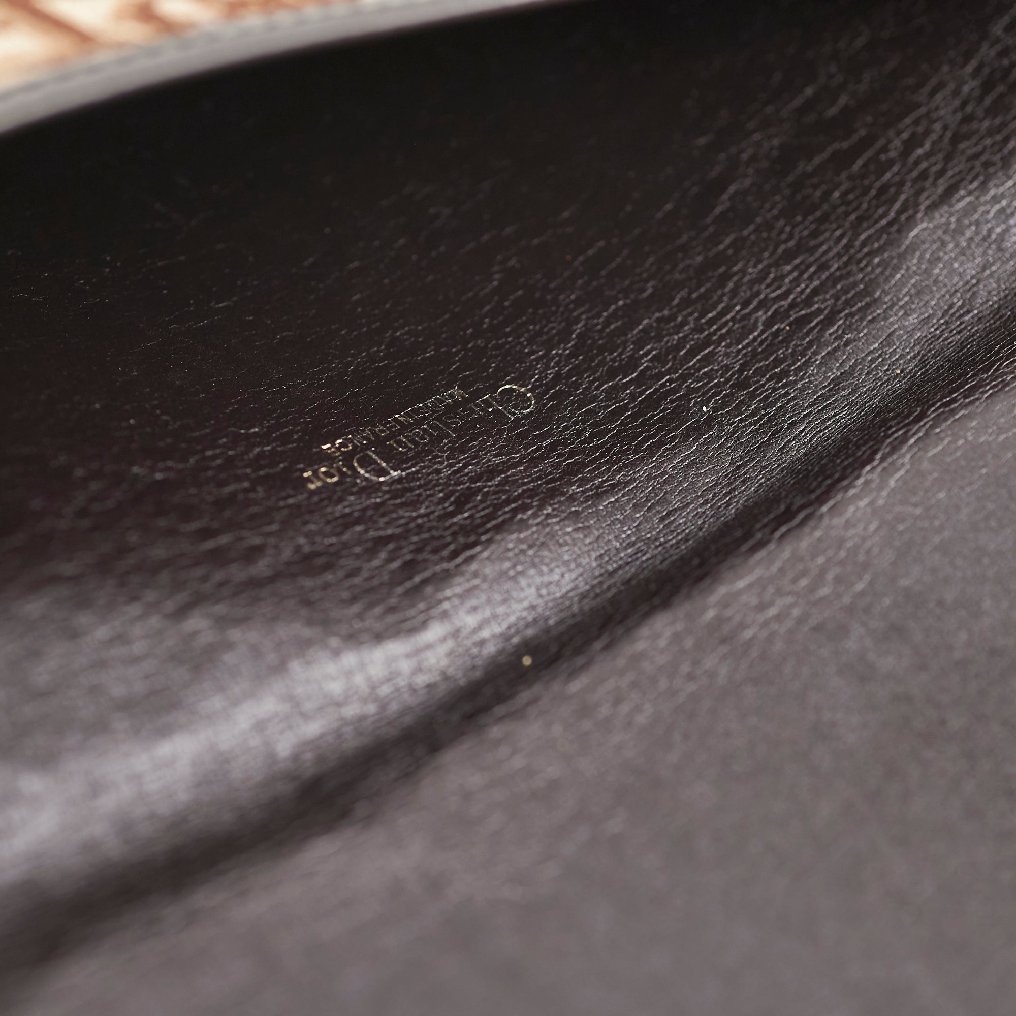 Christian Dior Vintage Brown Pouch