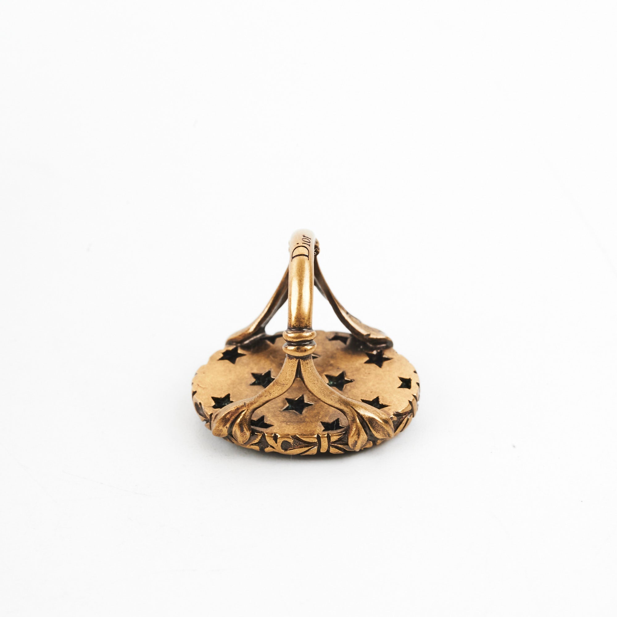 Christian Dior Cactus Costume Jewellery Ring Size M