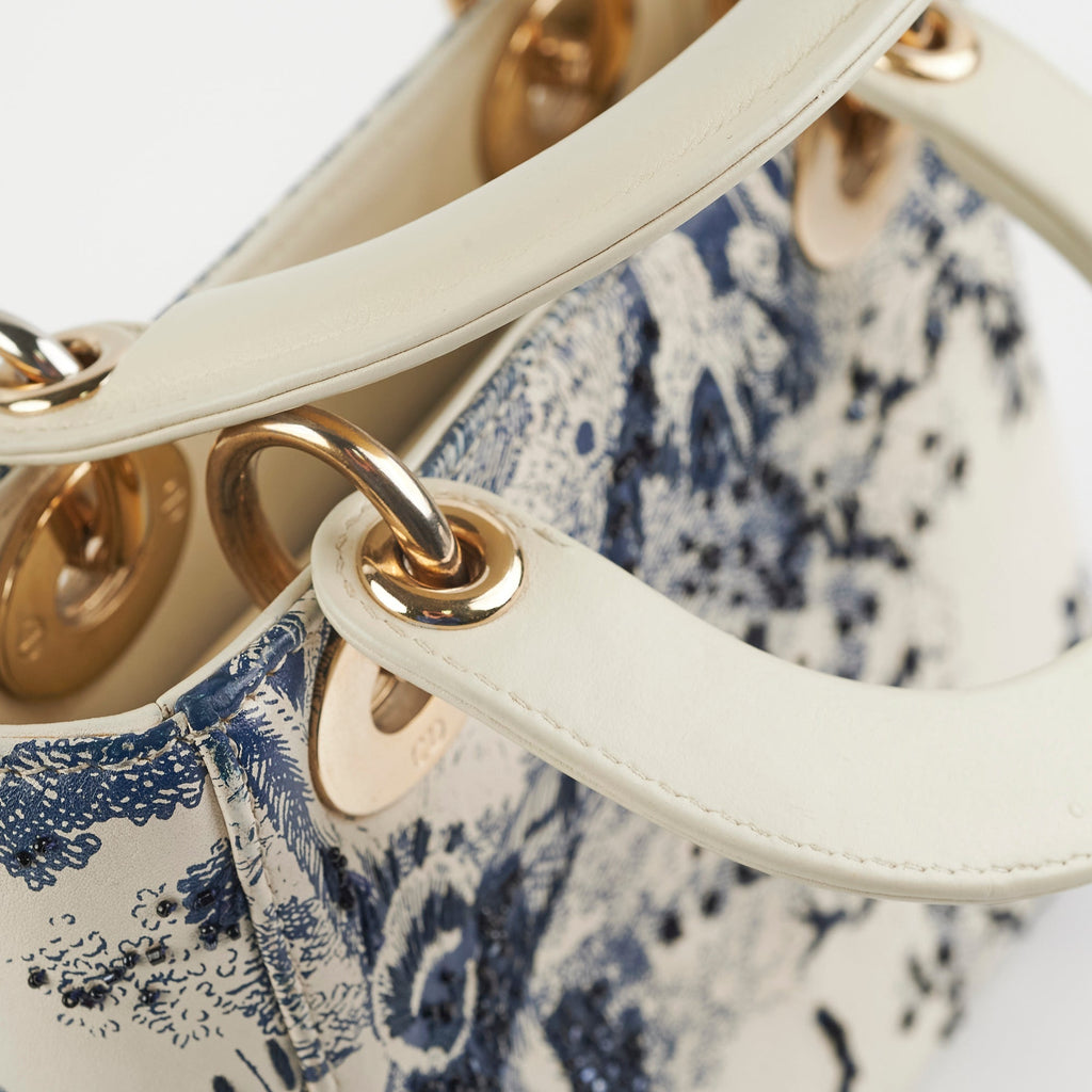 Christian Dior Mini Lady Dior Toile De Joy