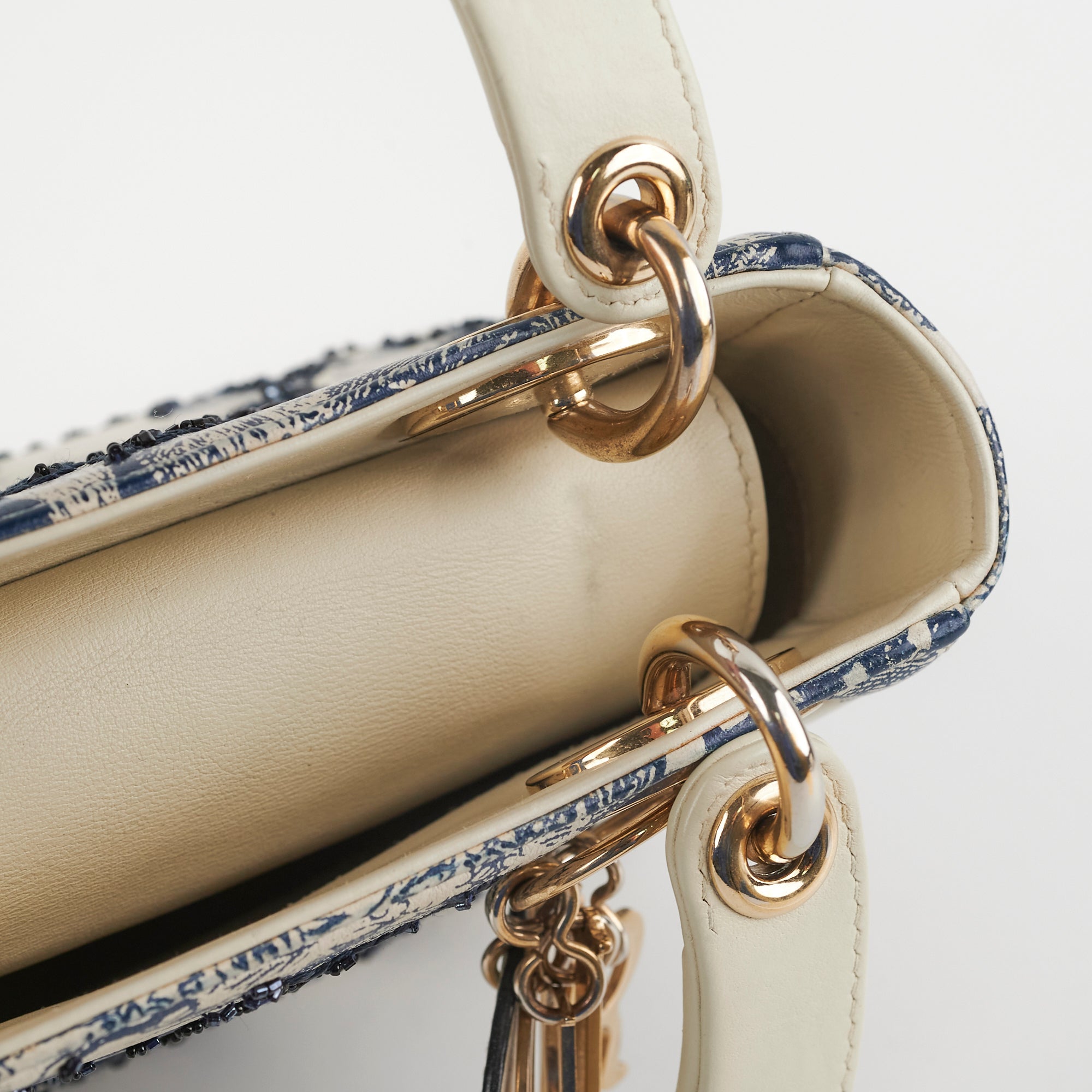 Christian Dior Mini Lady Dior Toile De Joy
