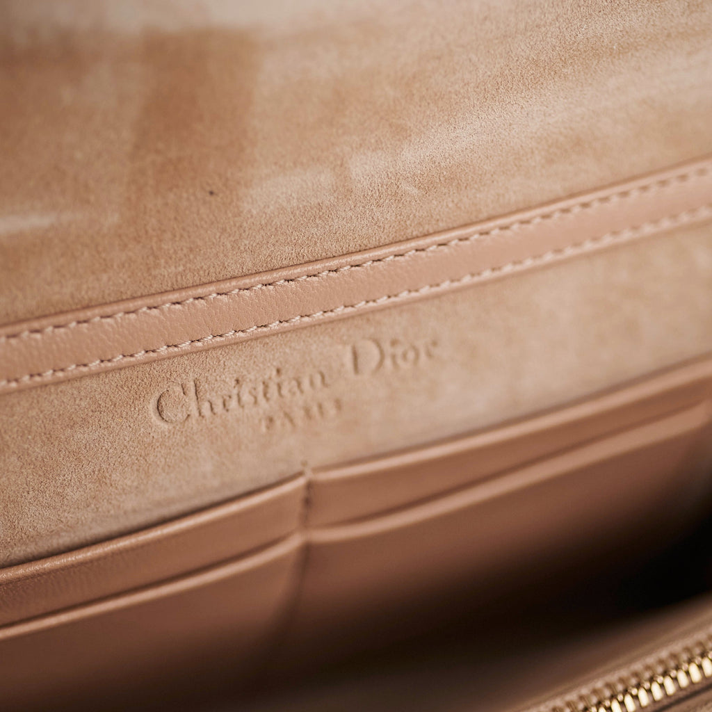 Dior Diorama Wallet on Chain WOC Beige/Pink