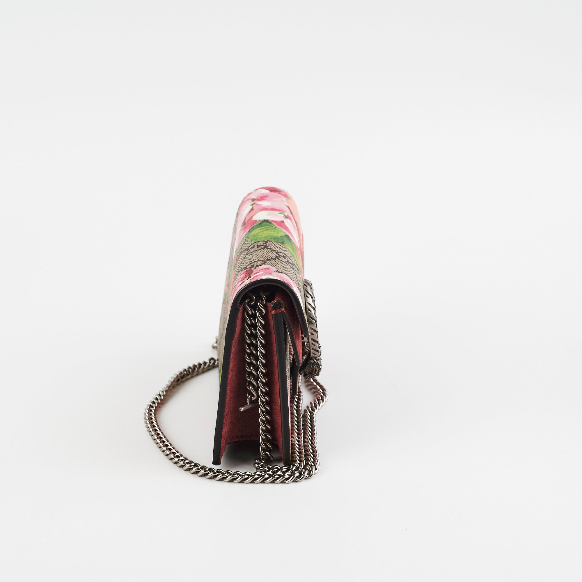 Gucci GG Supreme Blooms Super Mini Dionysus Crossbody Bag