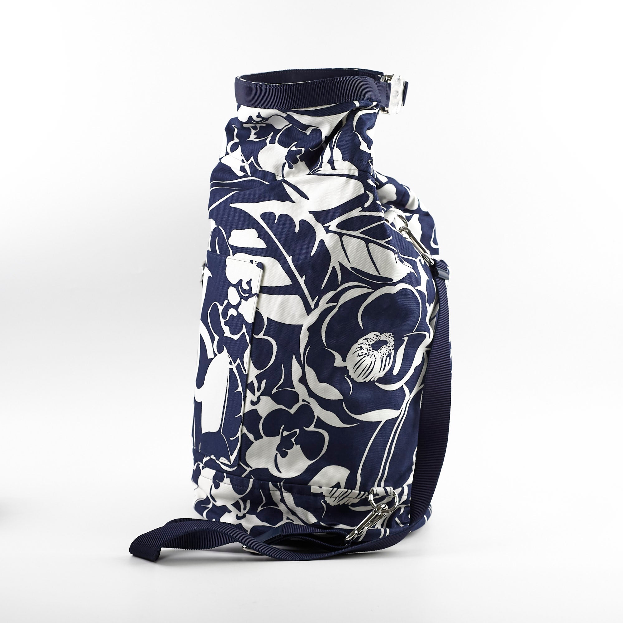 Chanel Coco Beach Backpack Blue/White 31 Series