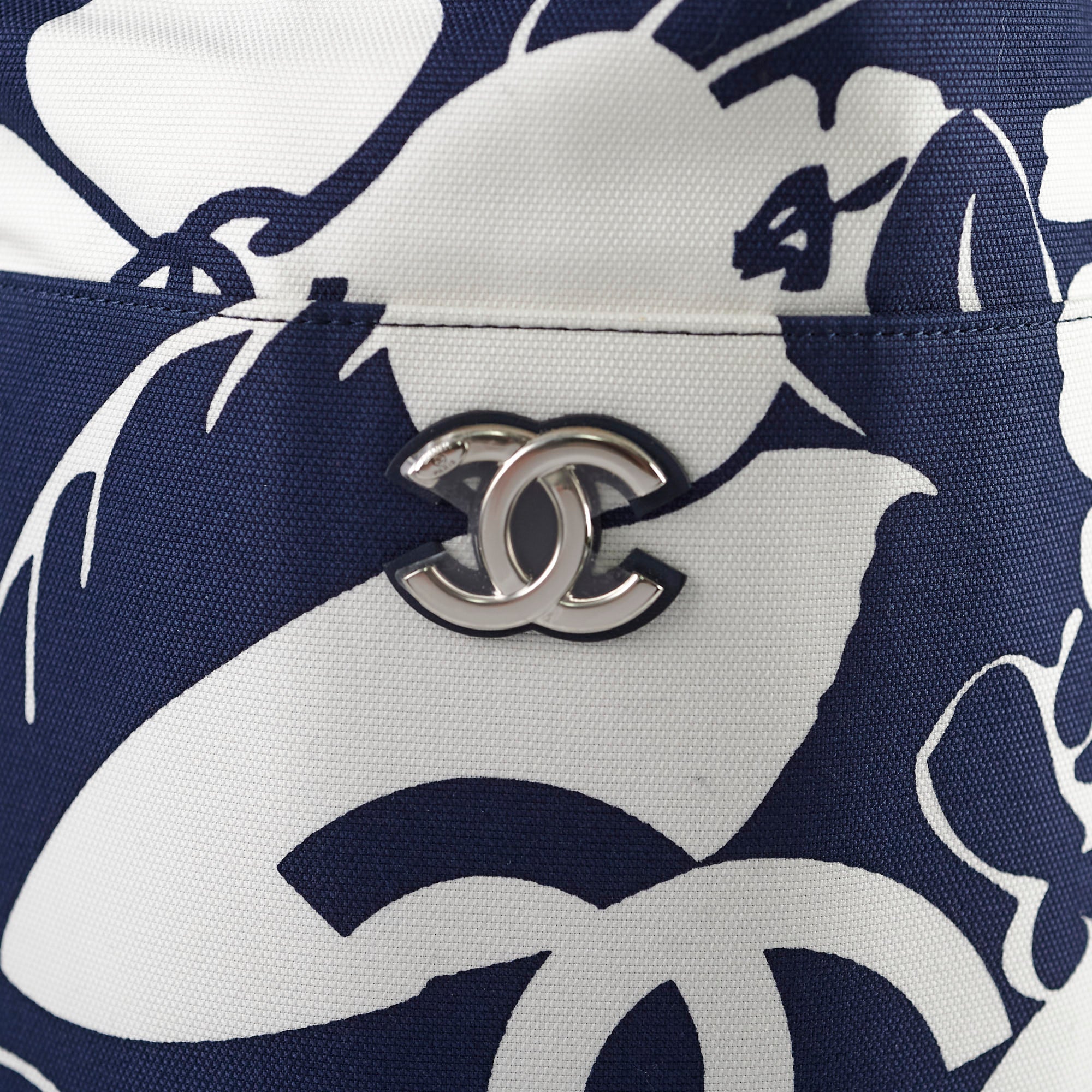 Chanel Coco Beach Backpack Blue/White 31 Series