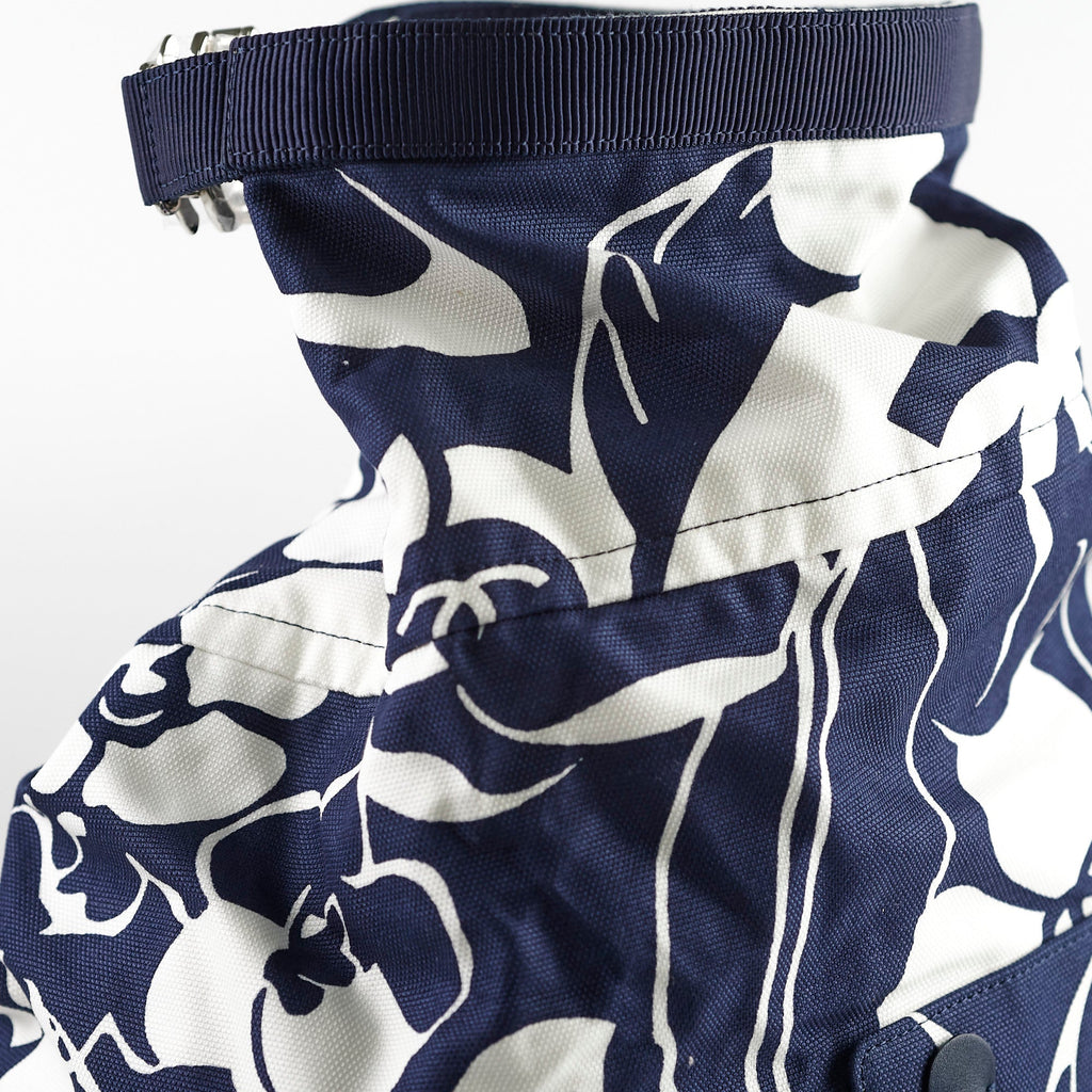 Chanel Coco Beach Backpack Blue/White 31 Series
