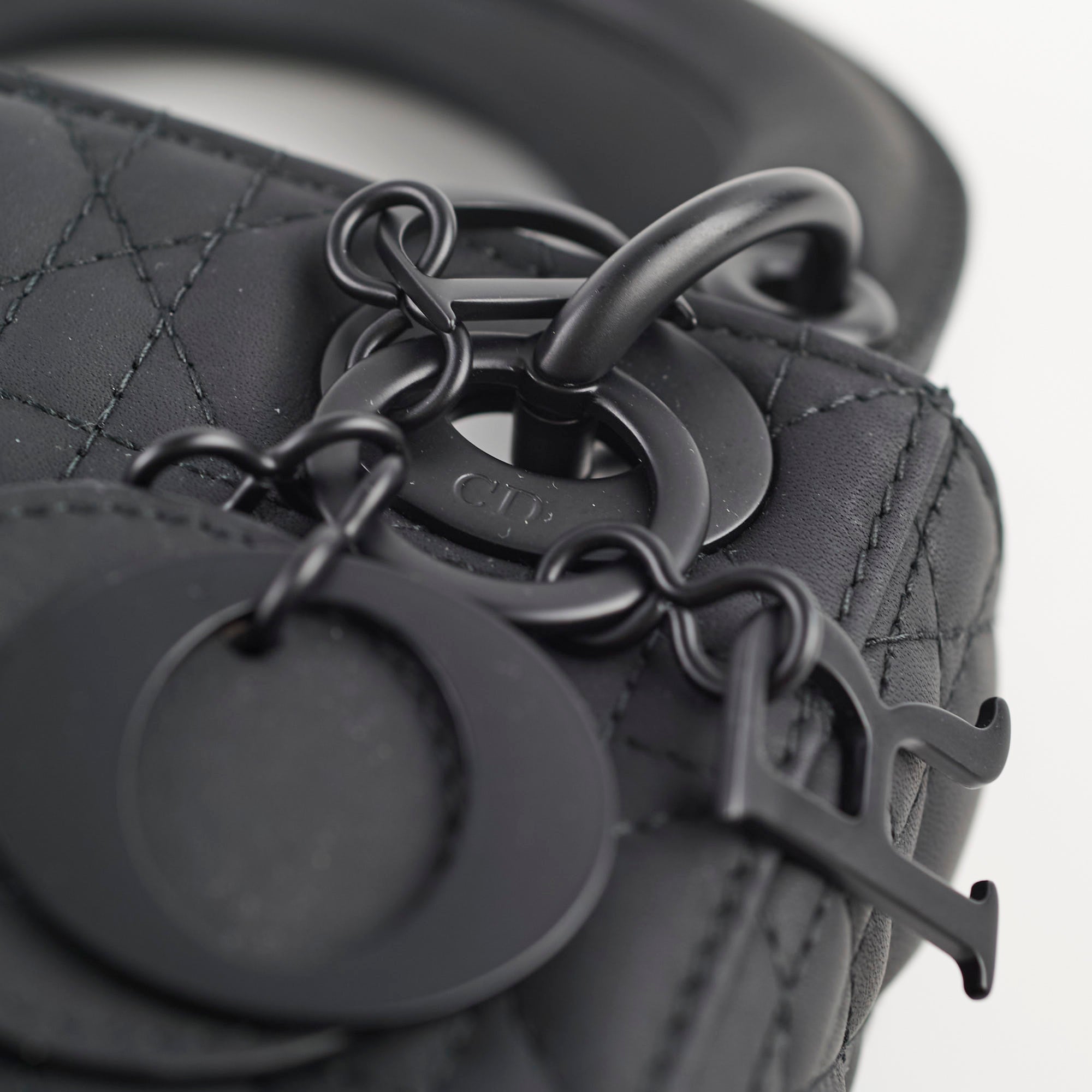 Christian Dior Lady Dior Mini Black Ultra Matte