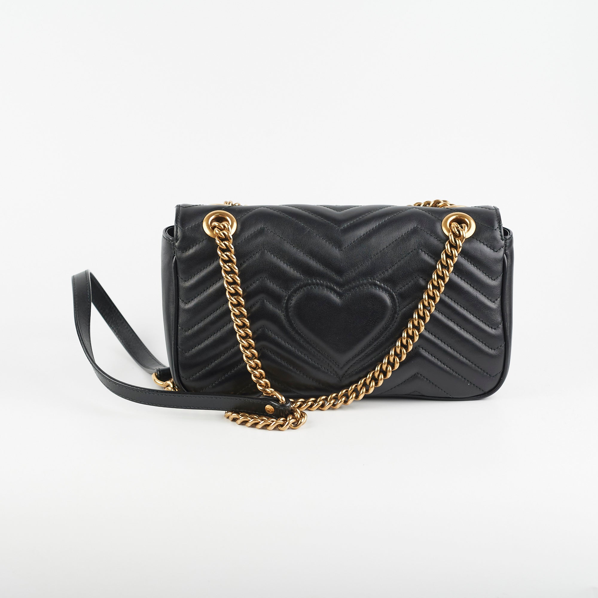 Gucci Marmont Small Black Shoulder Bag