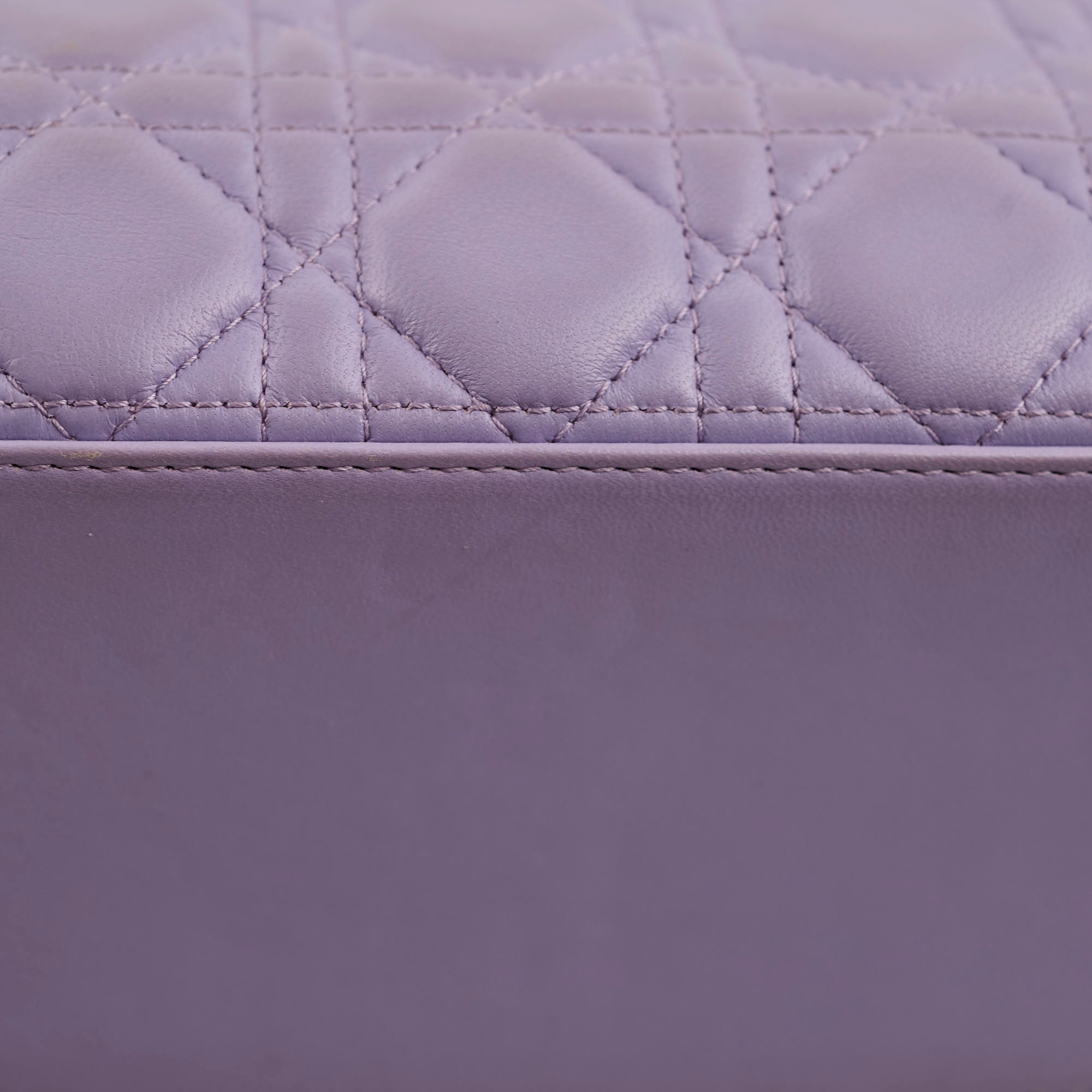 Christian Dior Medium Lady Dior Lambskin Lilac