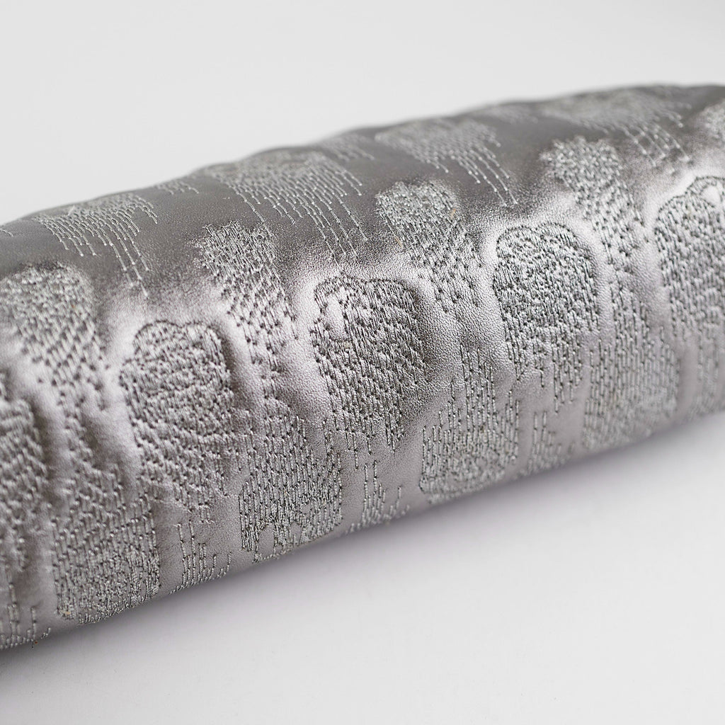 ITEM 27 - Chanel Metallic Grey Clutch