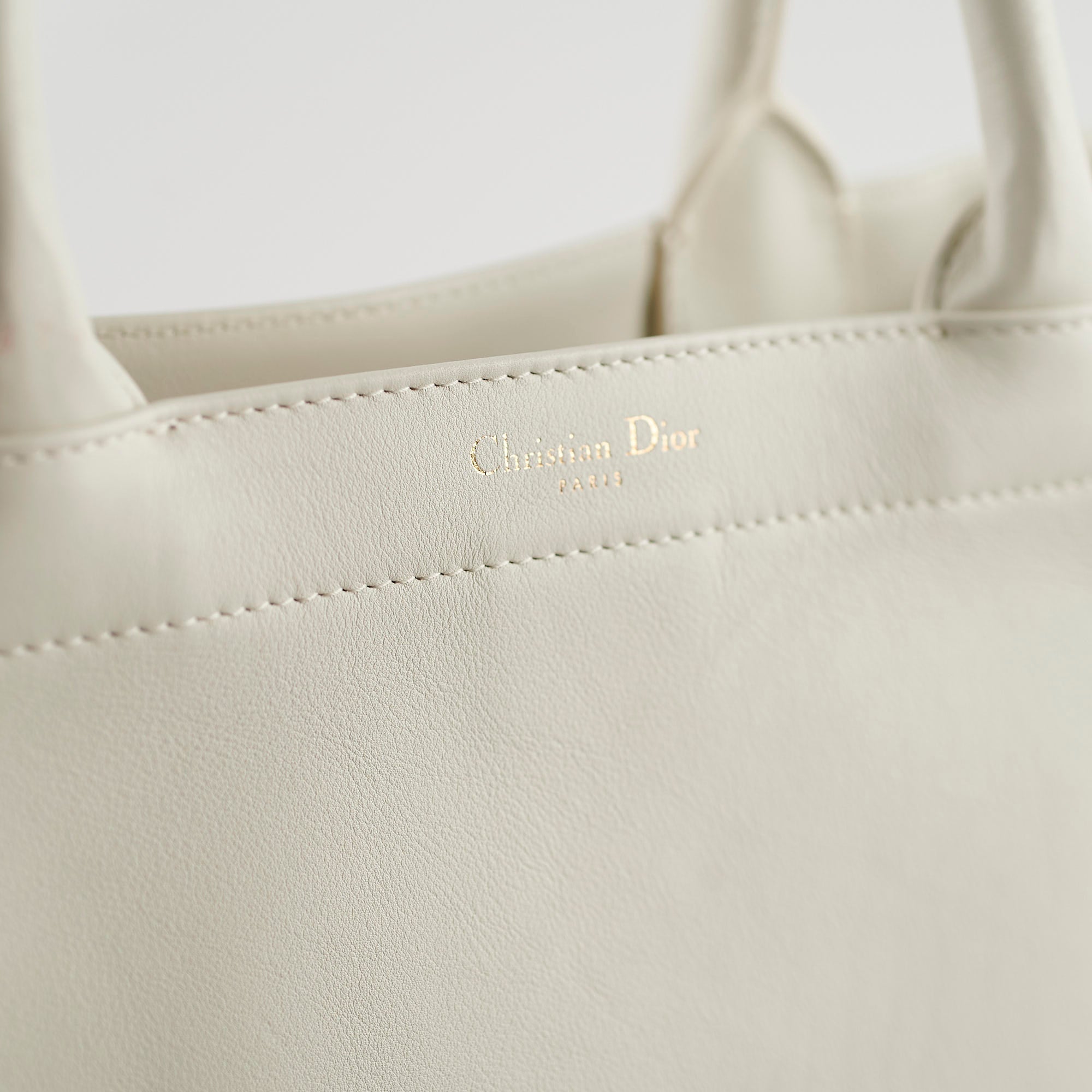 Christian Dior Large Book Tote White