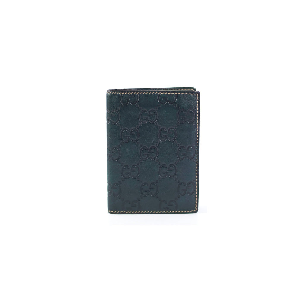 Gucci Leather Green holder Wallet