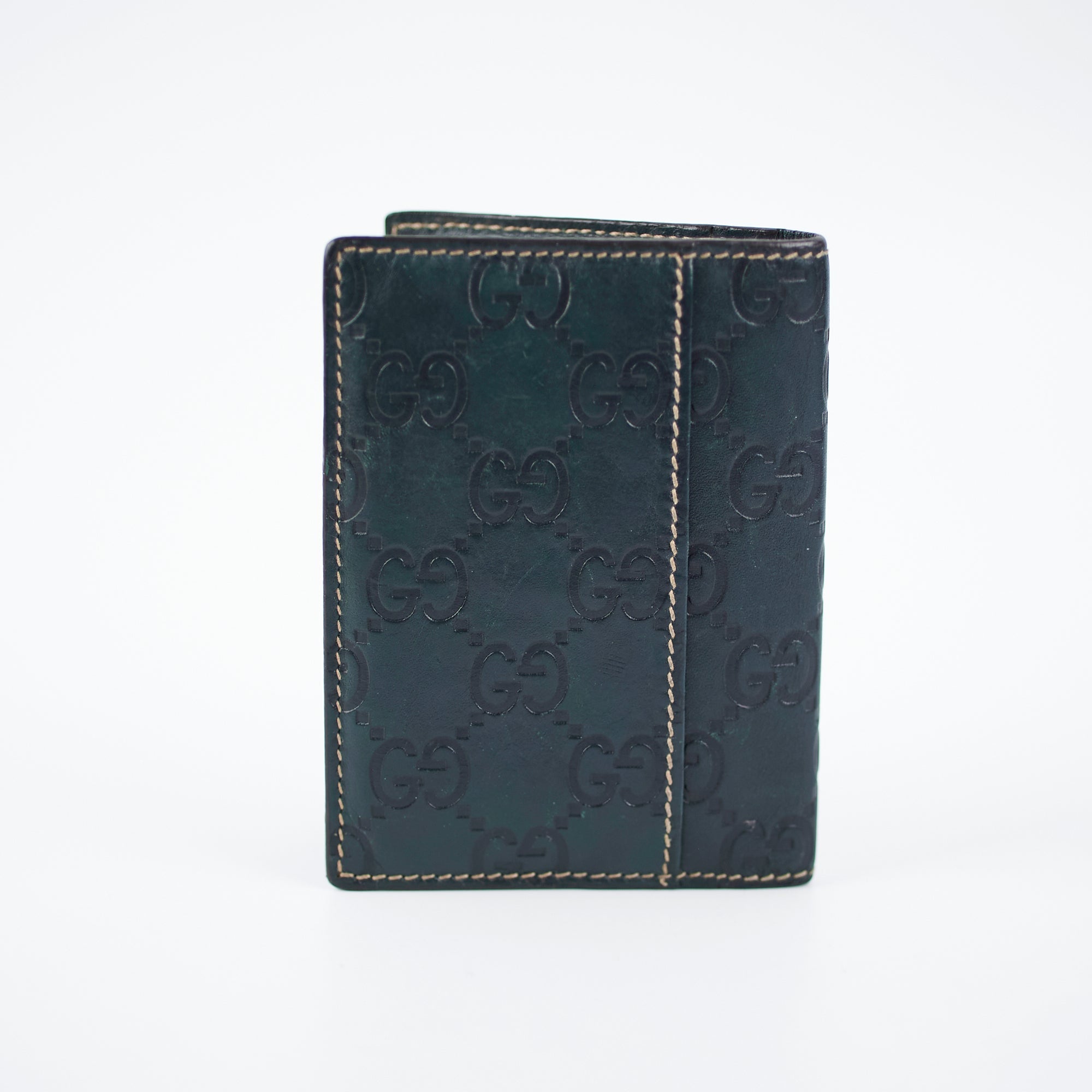 Gucci Leather Green holder Wallet