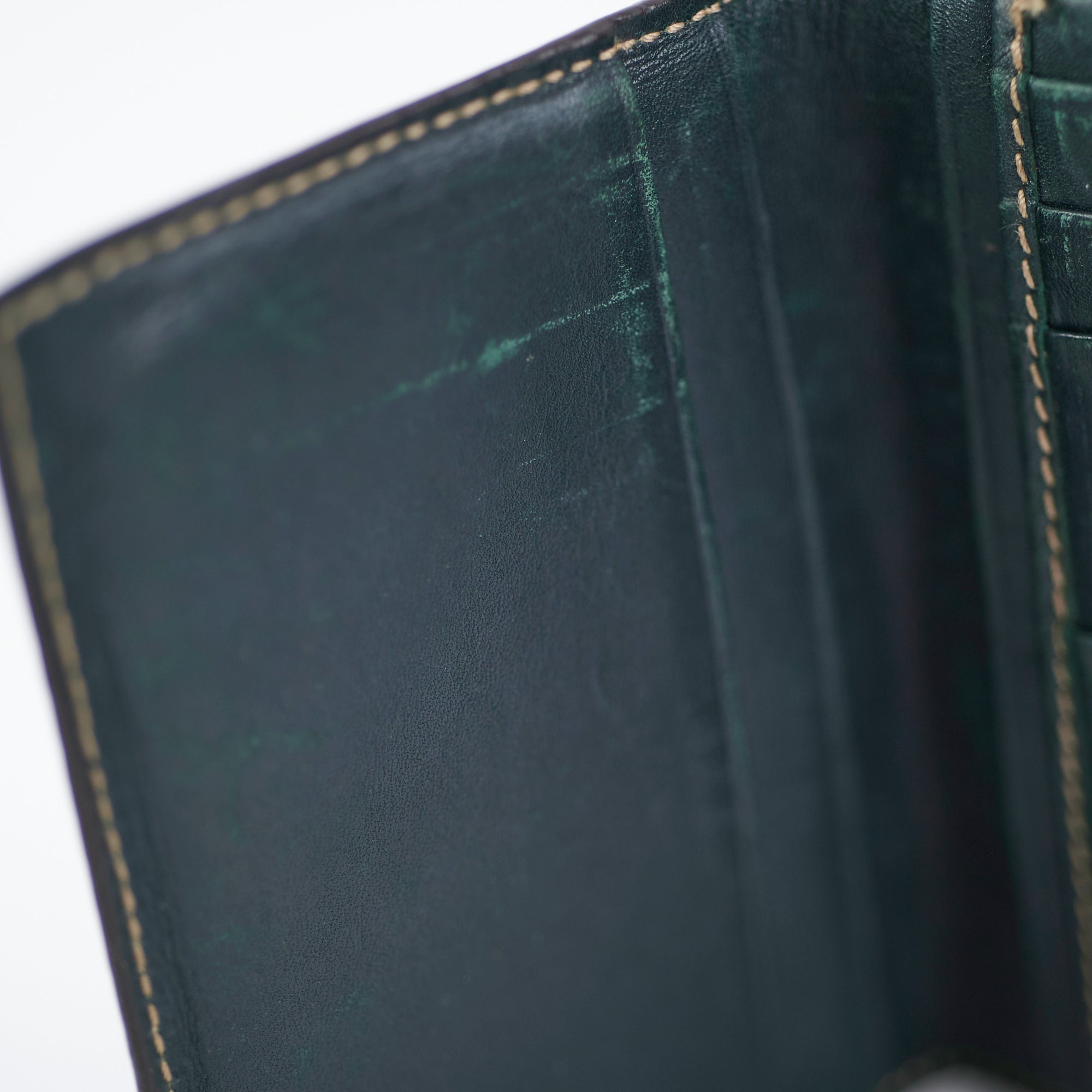 Gucci Leather Green holder Wallet