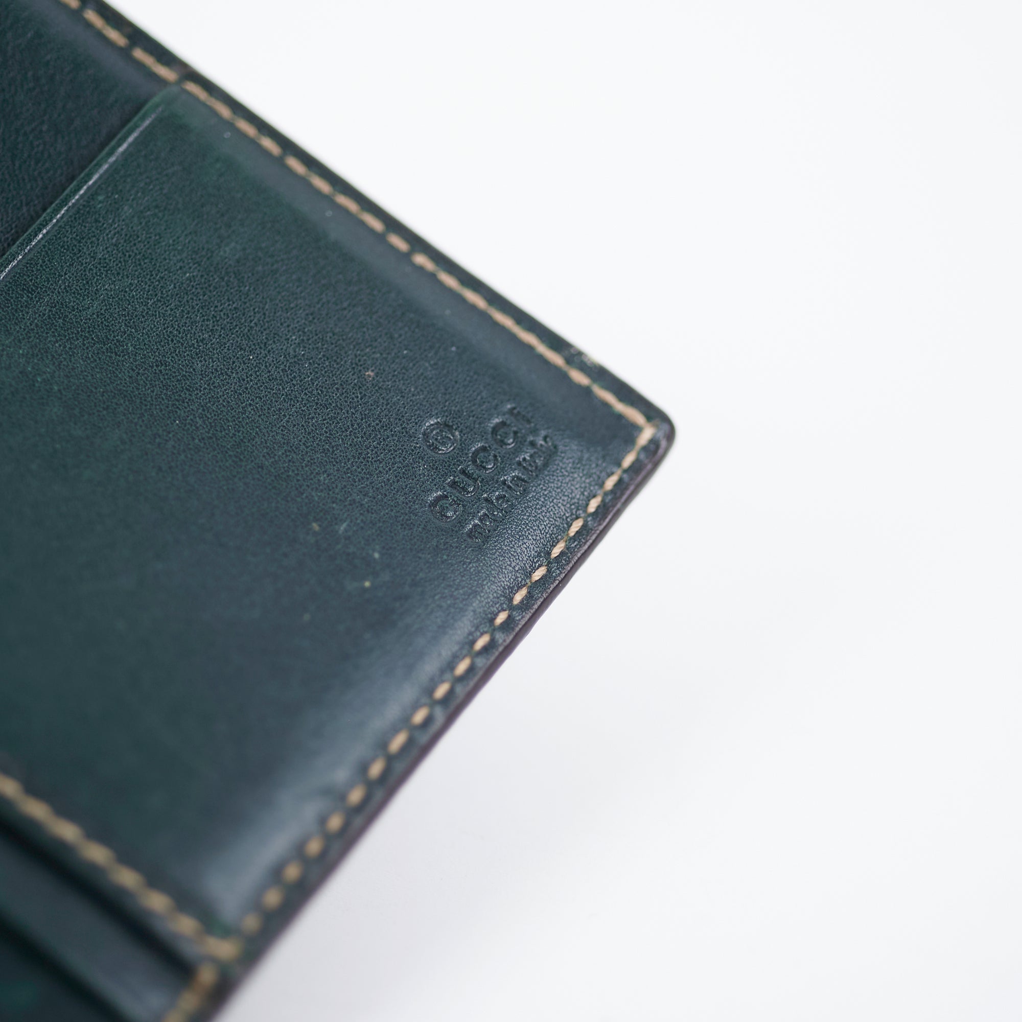 Gucci Leather Green holder Wallet