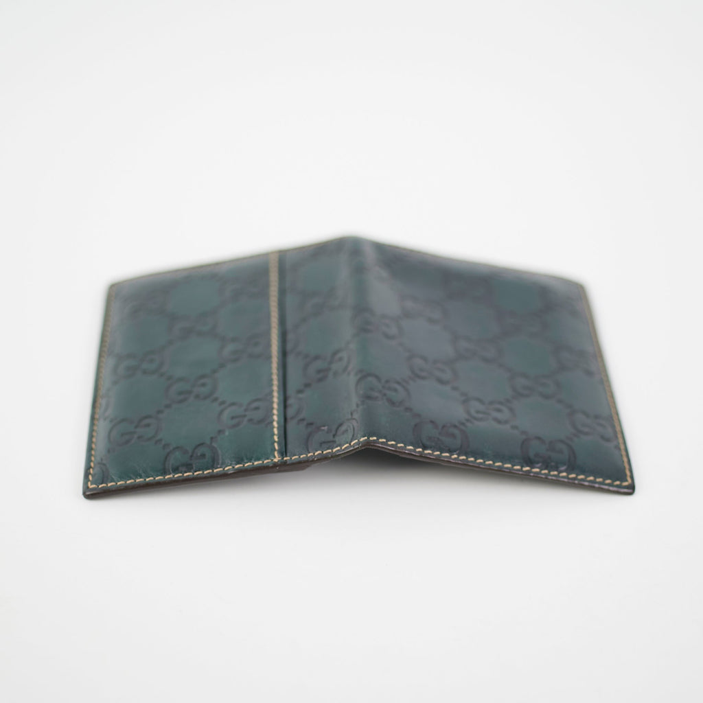 Gucci Leather Green holder Wallet