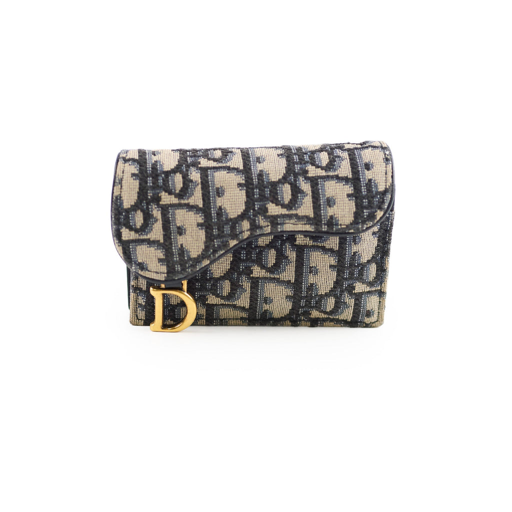 Christian Dior Saddle Oblique holder