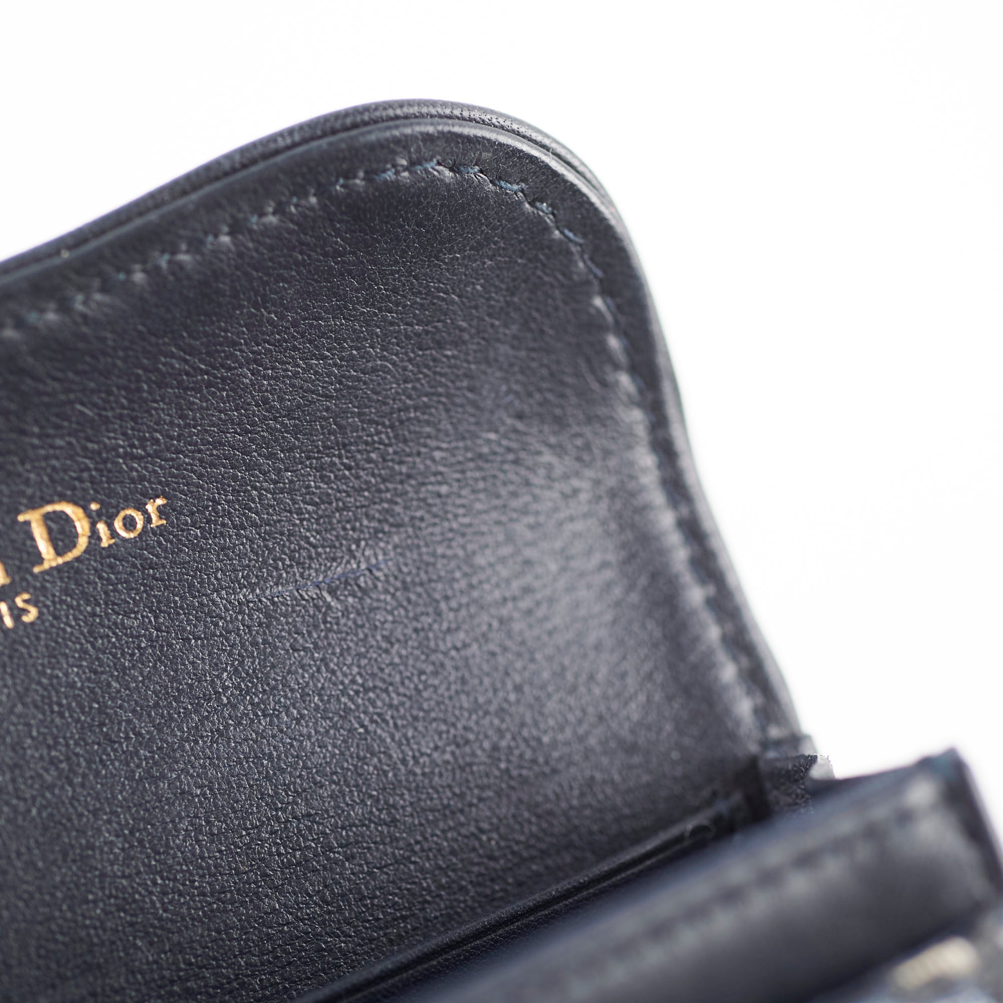 Christian Dior Saddle Oblique holder