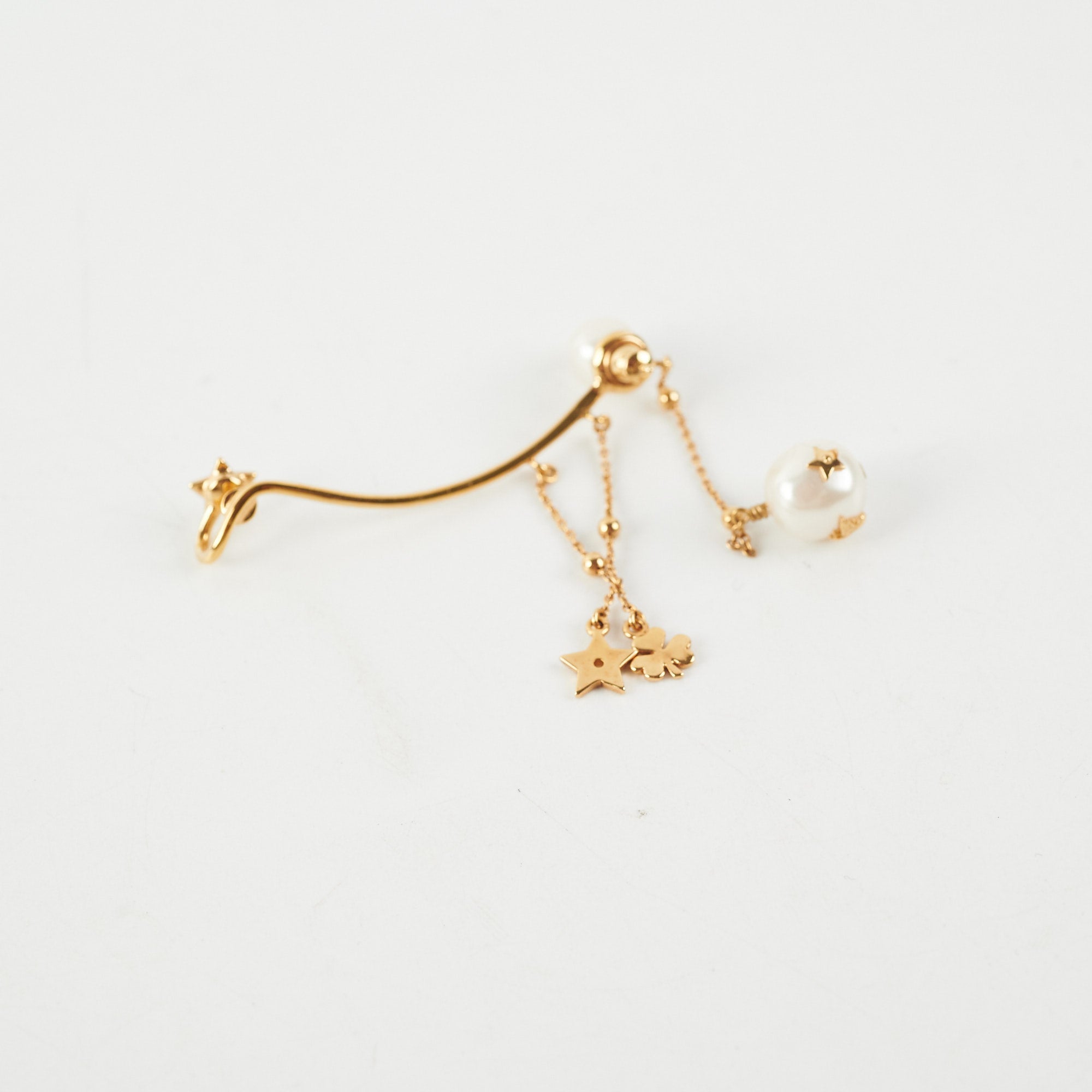 Dior Pearl Gold Earcuffs