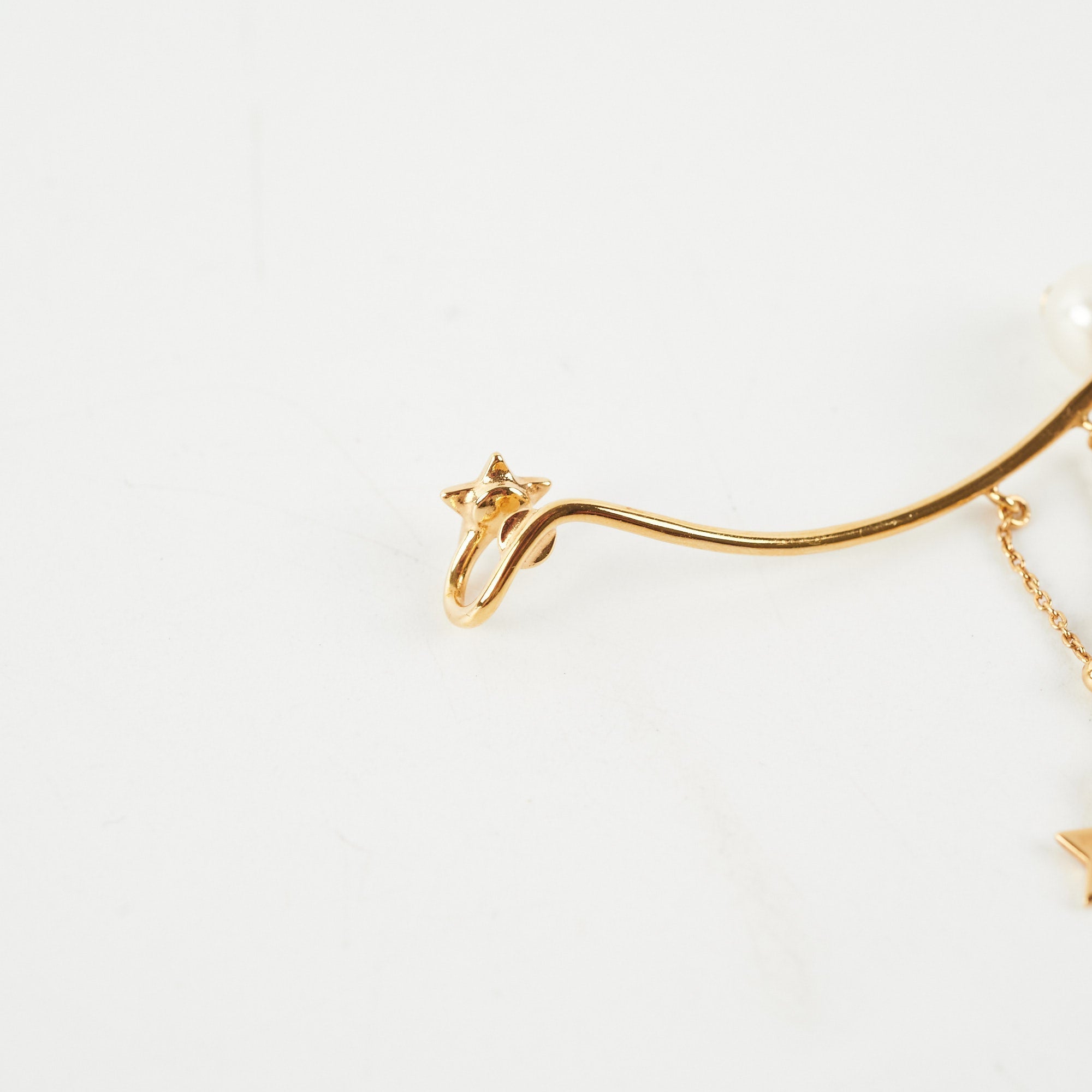 Dior Pearl Gold Earcuffs