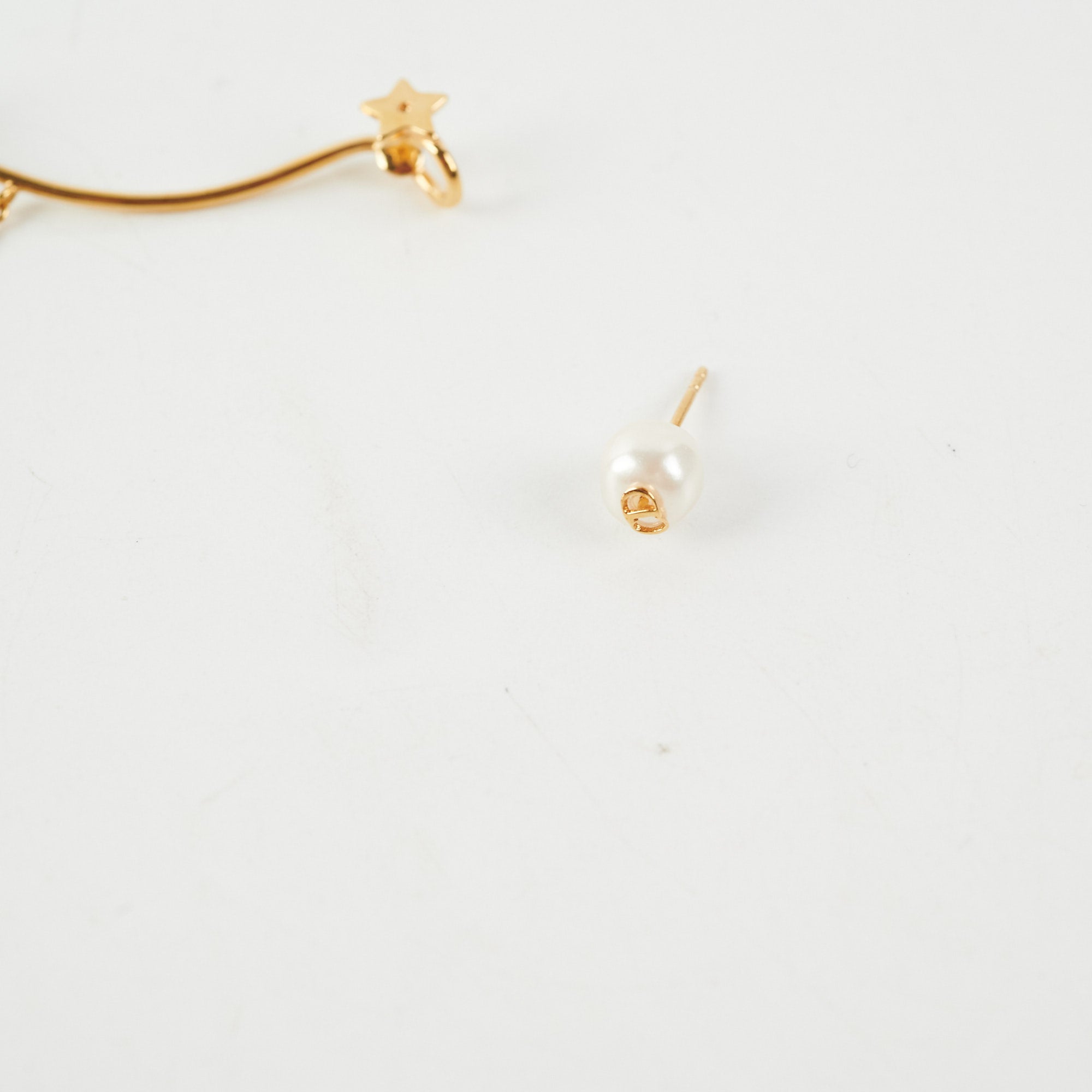 Dior Pearl Gold Earcuffs