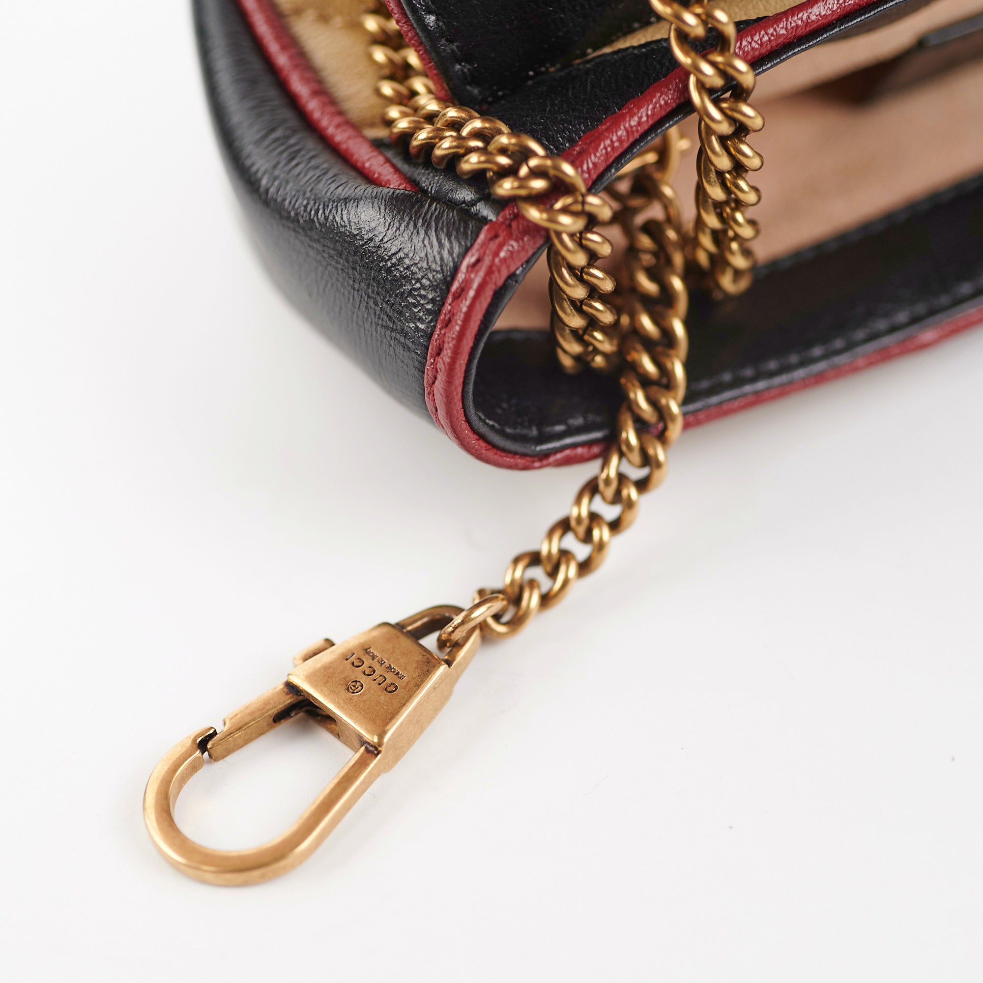 Gucci Super Mini Marmont Tri Colour Crossbody Bag