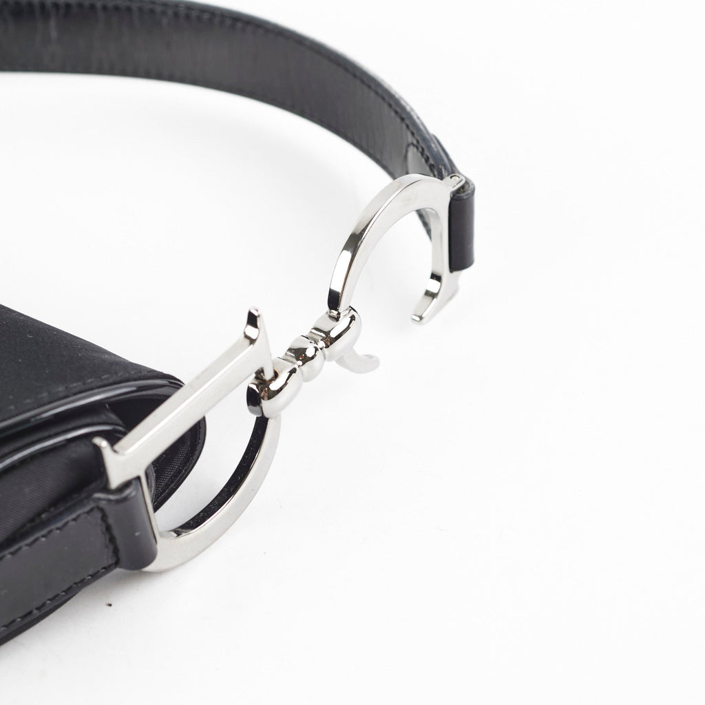 Christian Dior Nylon Saddle Black