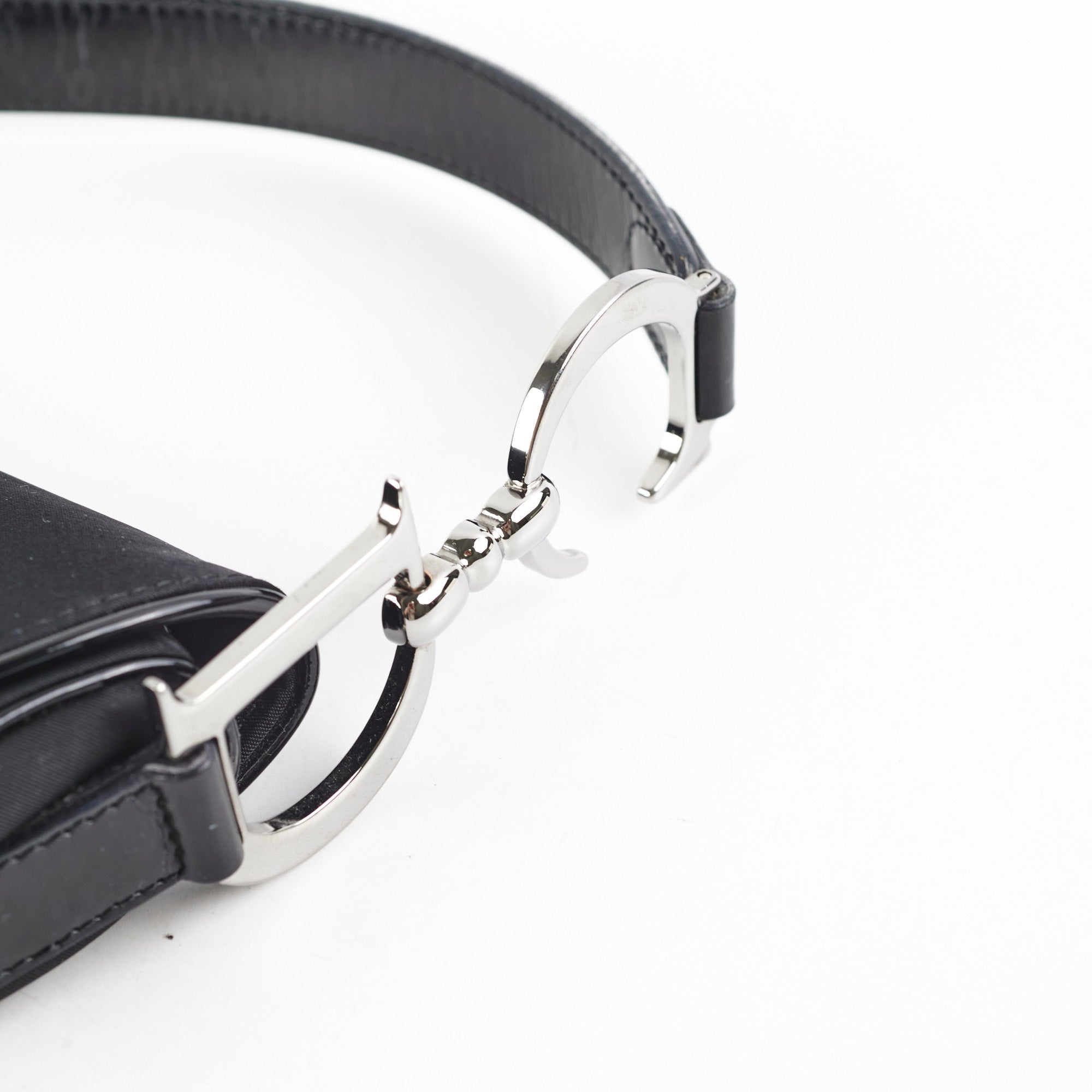Christian Dior Nylon Saddle Black