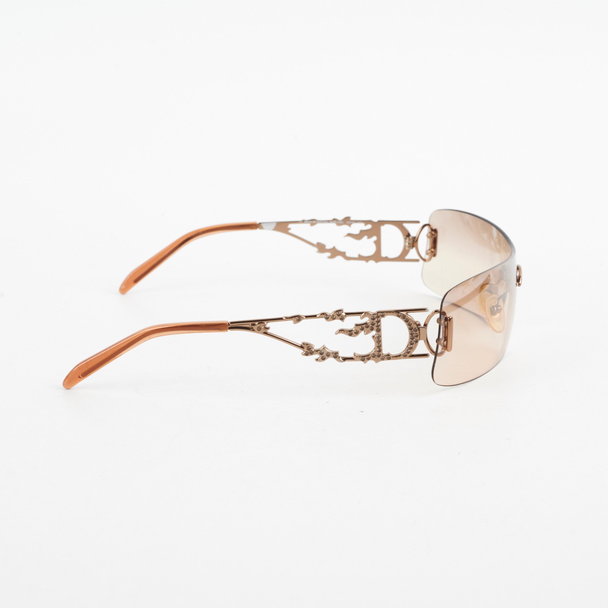 Christian Dior Bronze Square Sunglasses