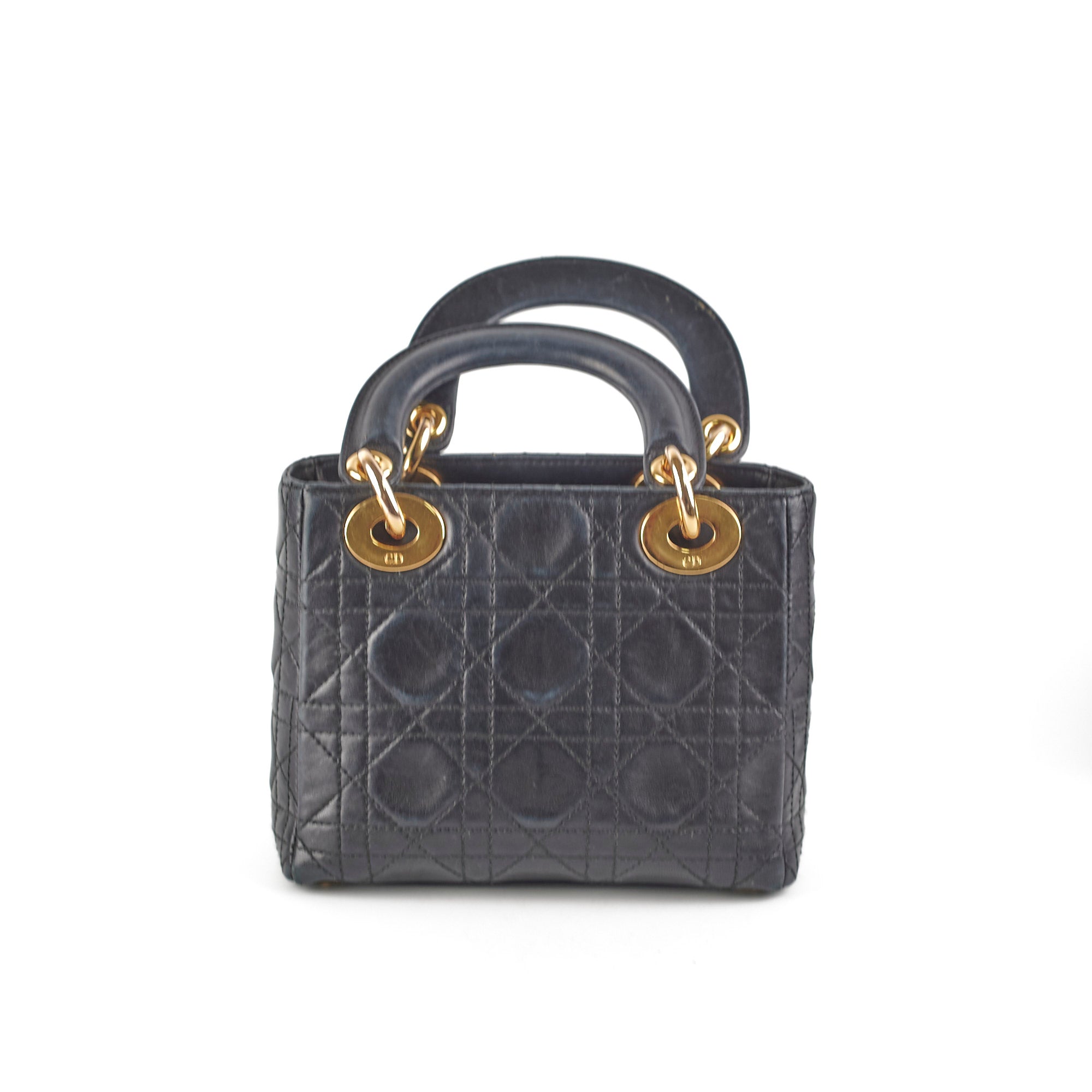 Christian Dior Lady Dior Mini Black Vintage 1997