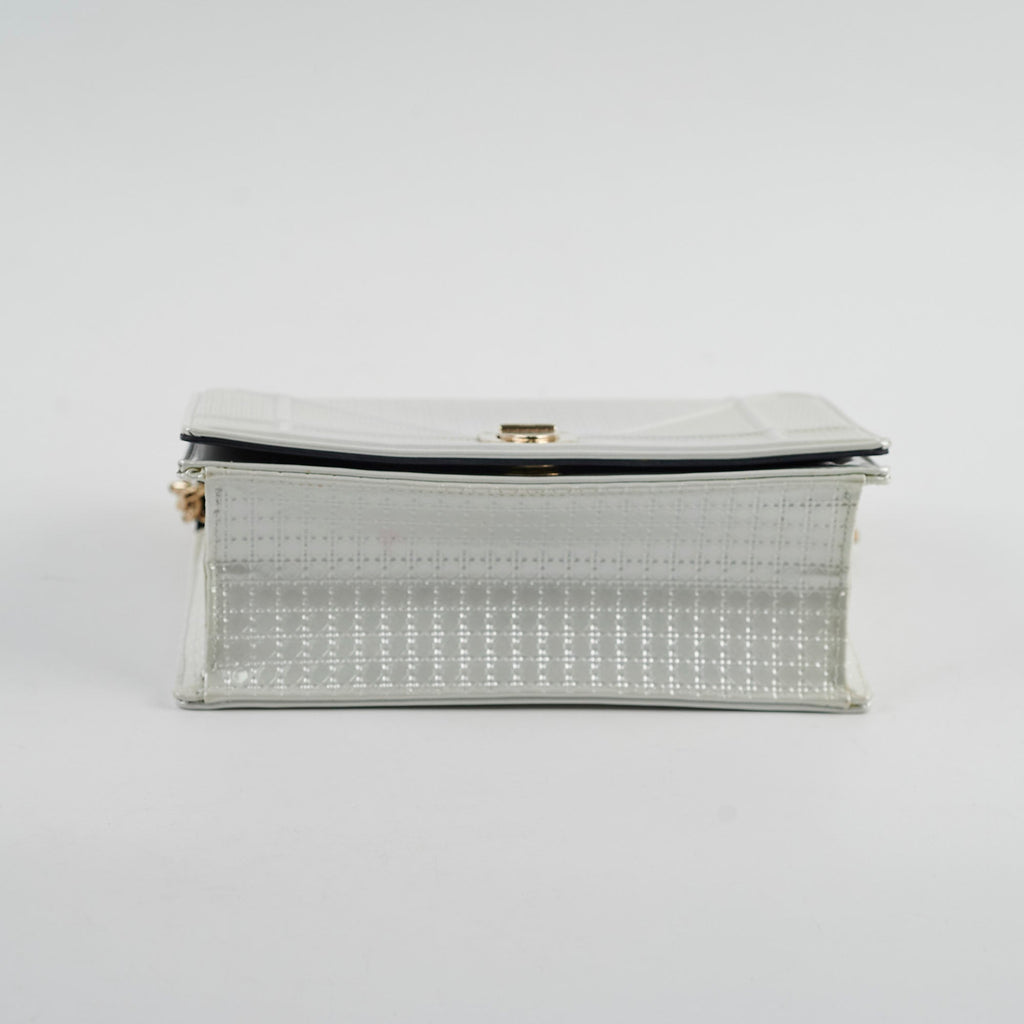 Dior Diorama Small White Pearl