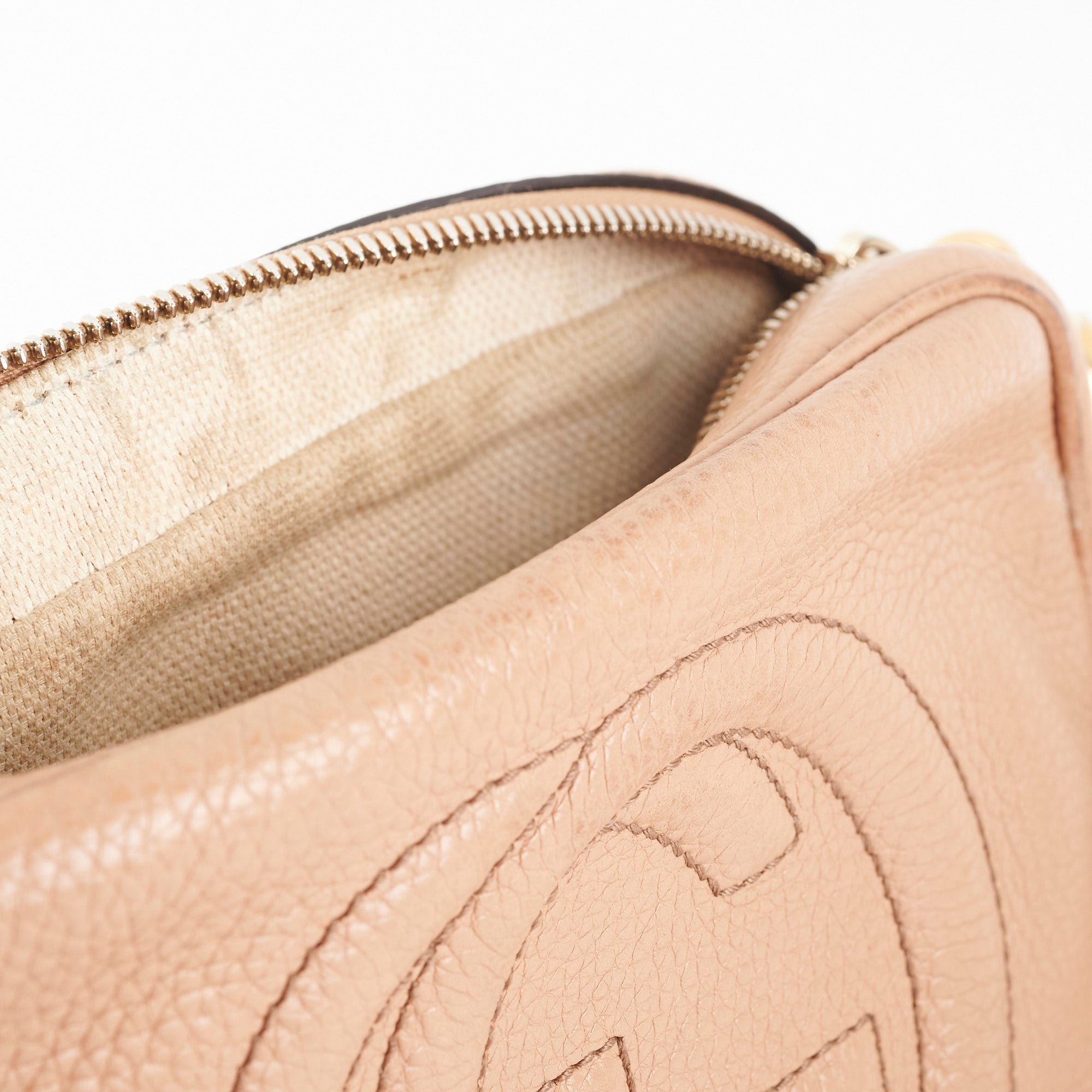 Gucci Soho Disco Camera Bag Beige