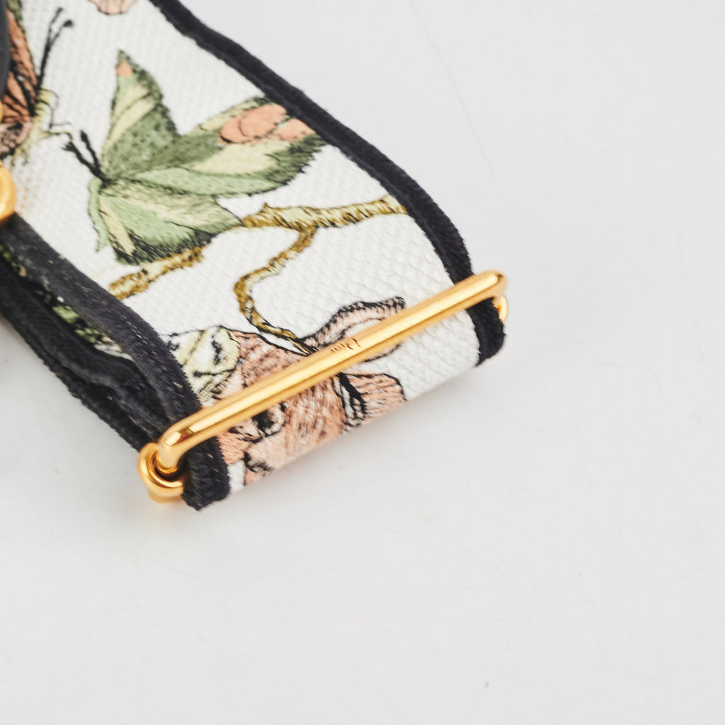 Christian Dior Embroidered Butterfly Adjustable Strap