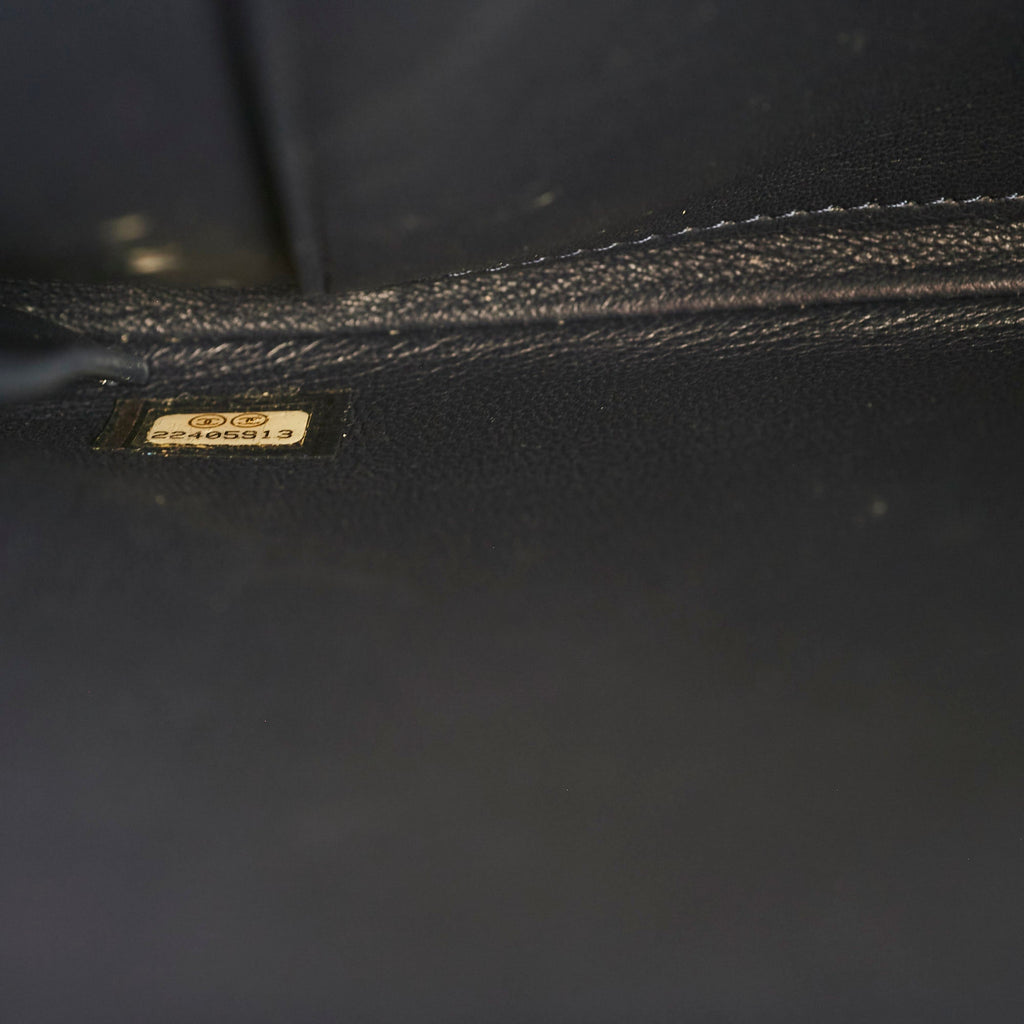 Chanel Navy Envelope Clutch