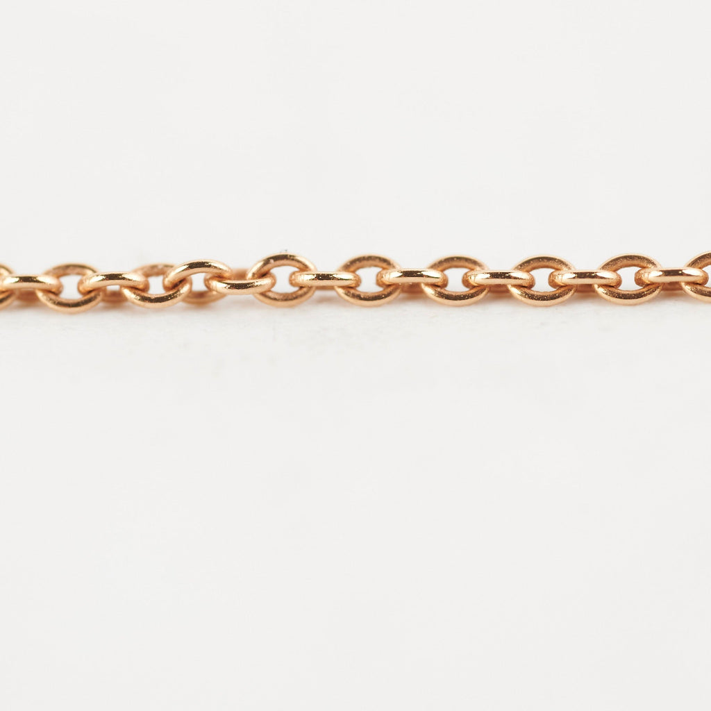 Christian Dior Rose De Vents Yellow Gold with Diamond Necklace