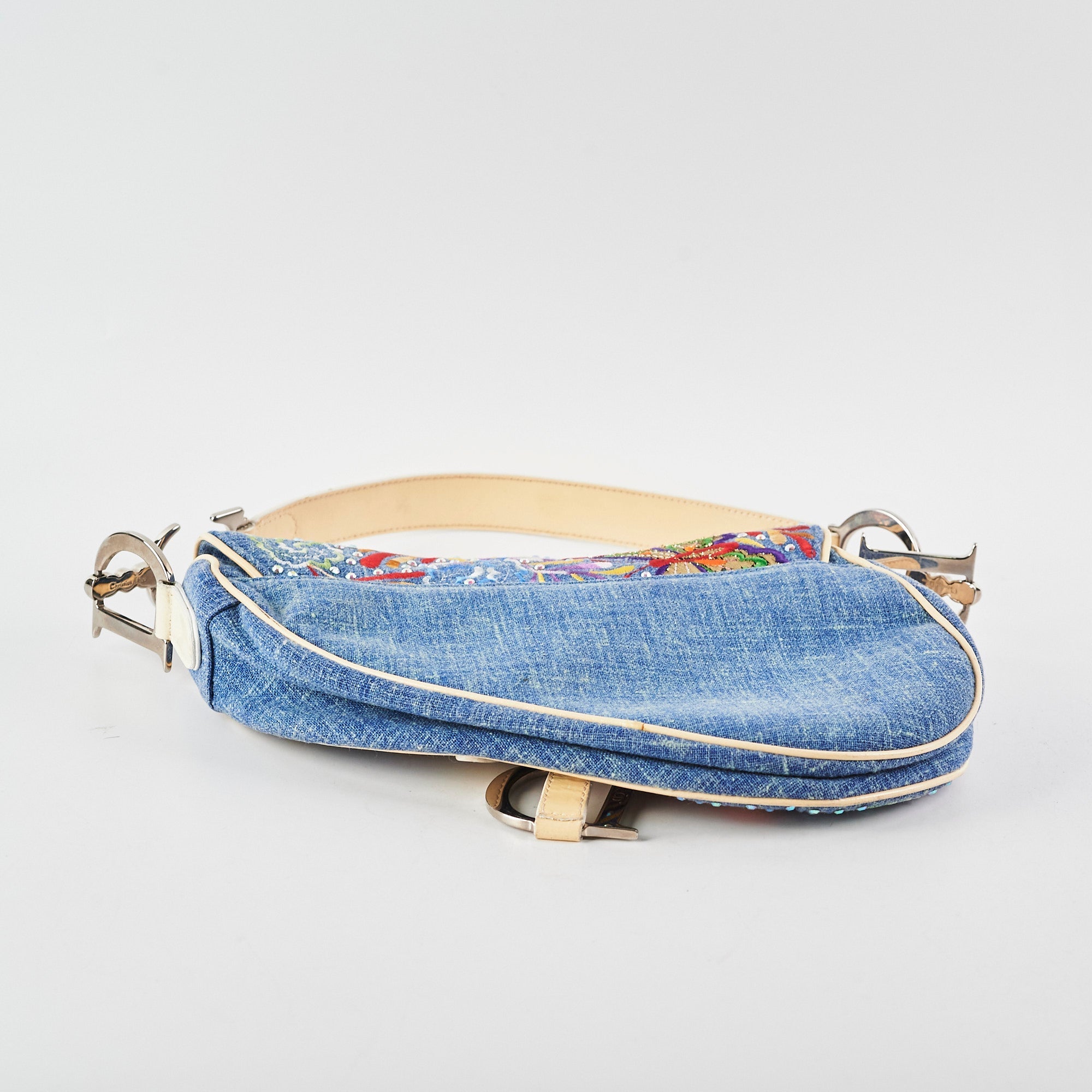 Christian Dior Embroidery Saddle