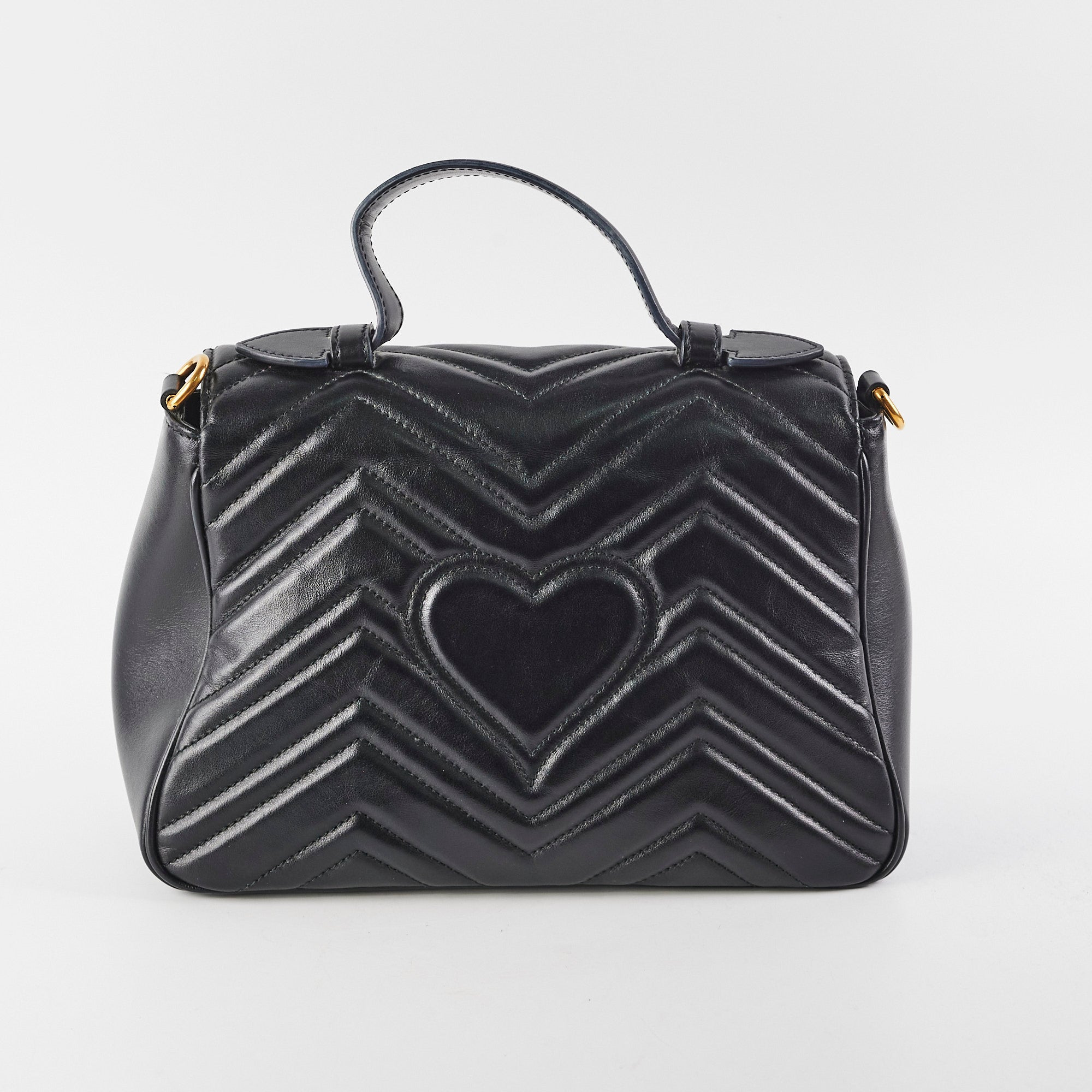Gucci GG Marmont Top Handle Black