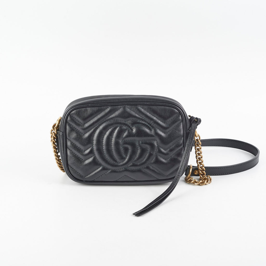 Gucci Marmont Mini Camera Bag Black