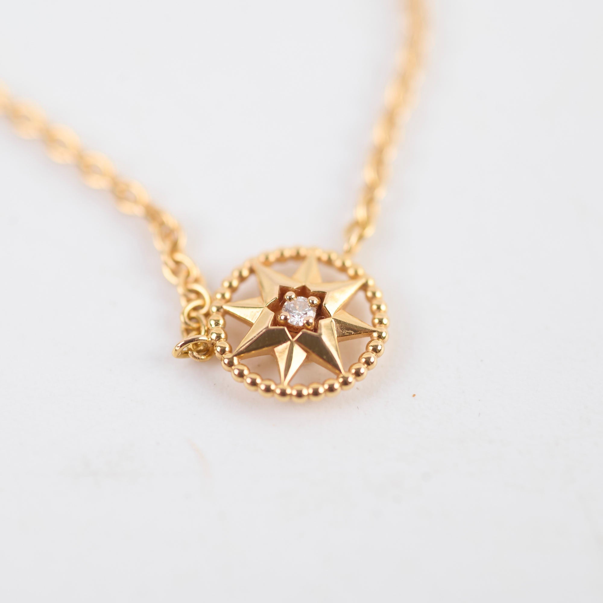 Christian Dior Collier Halskette Rose Des Vents Necklace